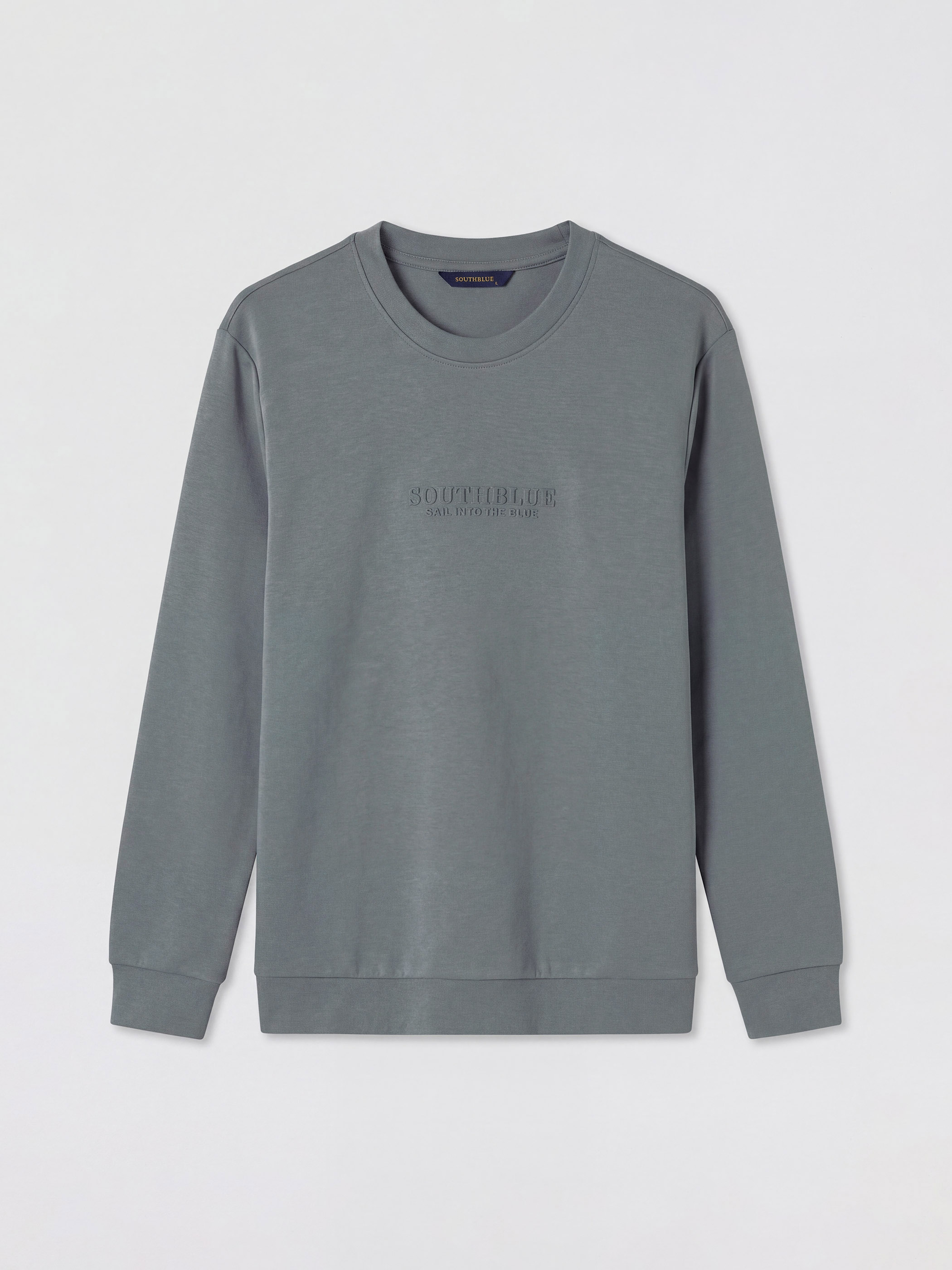 SOUTHBLUE Bisiklet Yaka Baskılı Erkek Sweatshirt görsel 5
