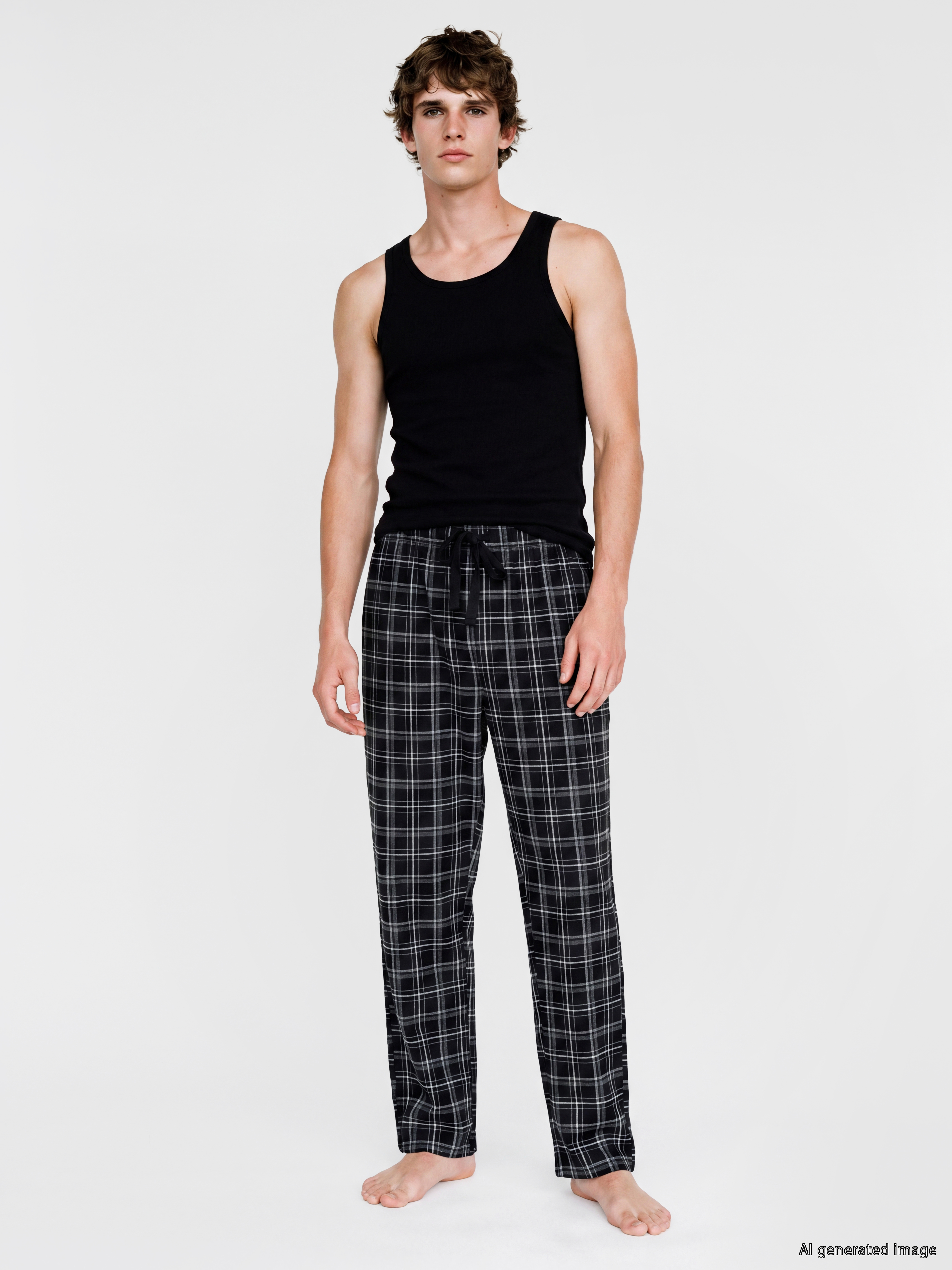 LC WAIKIKI Regular Fit Ekose Erkek Pijama Altı