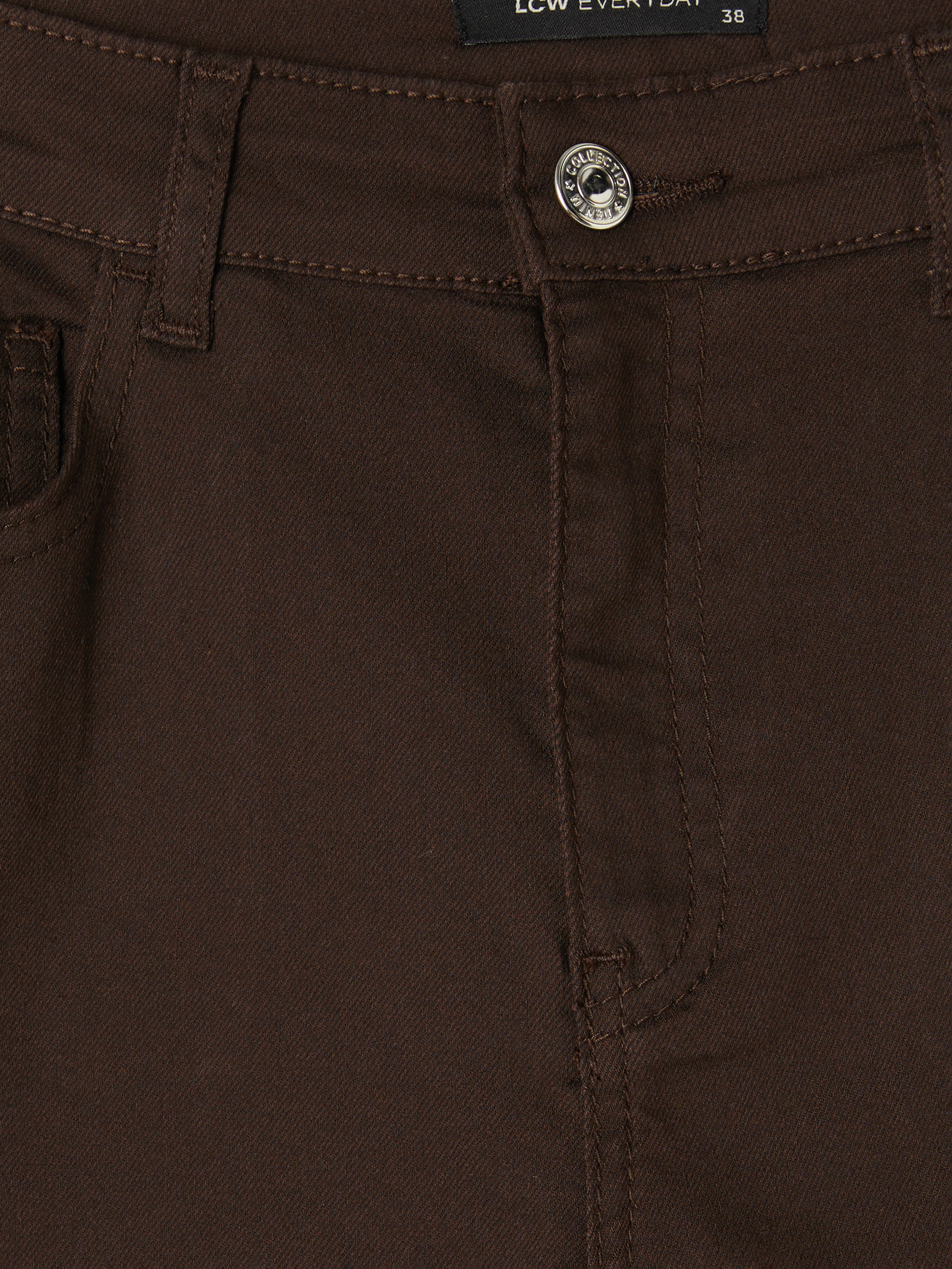 LCWAIKIKI Classic Straight Fit Kadın Jean Pantolon görsel 6