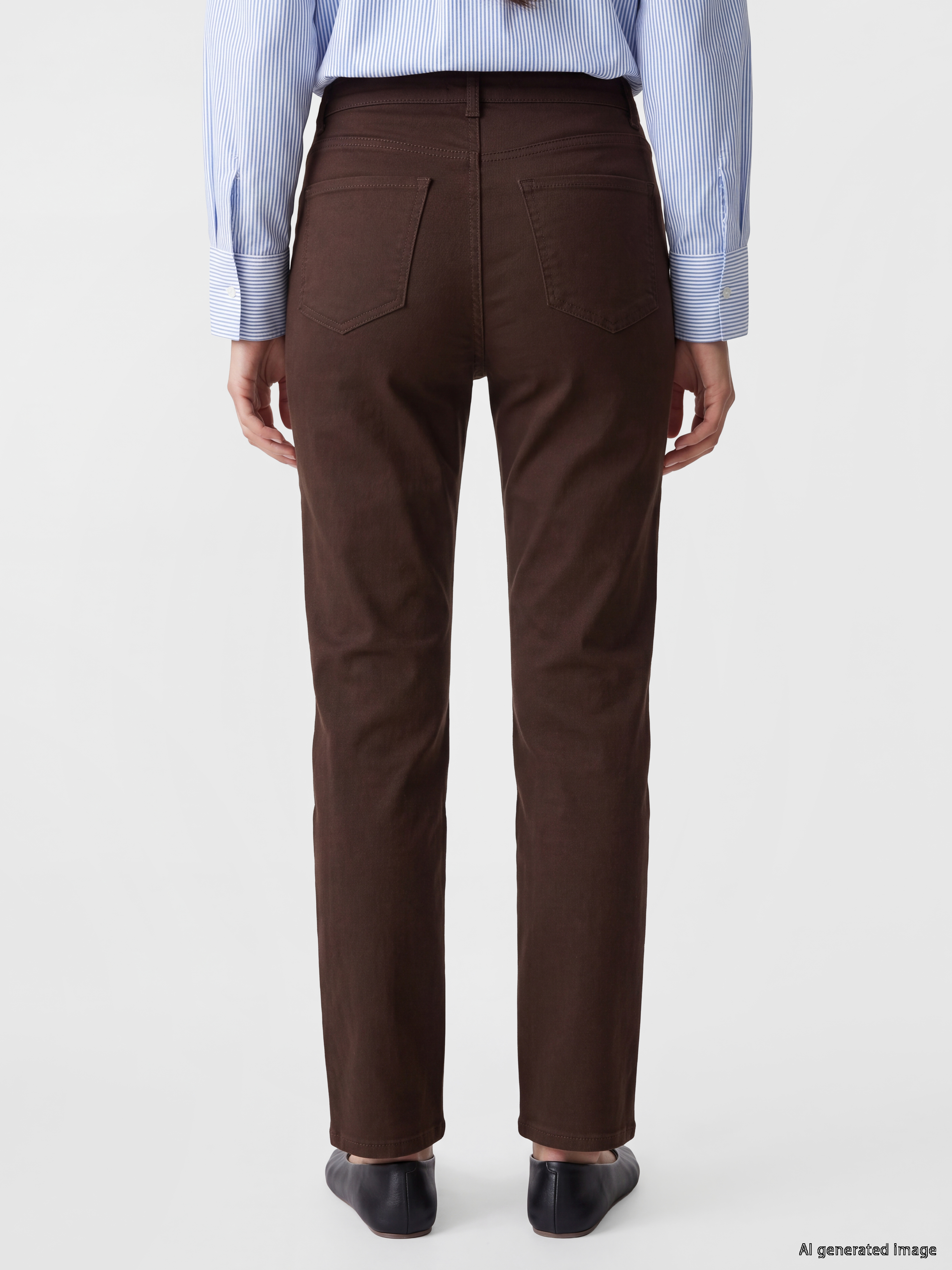 LCWAIKIKI Classic Straight Fit Kadın Jean Pantolon görsel 4