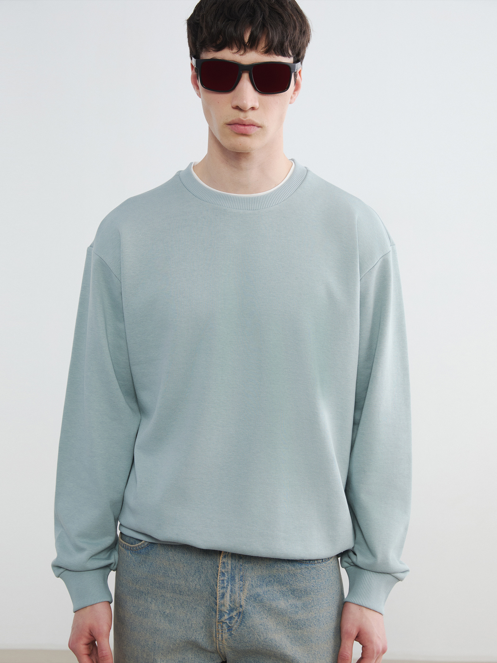 XSIDE Bisiklet Yaka Erkek Sweatshirt