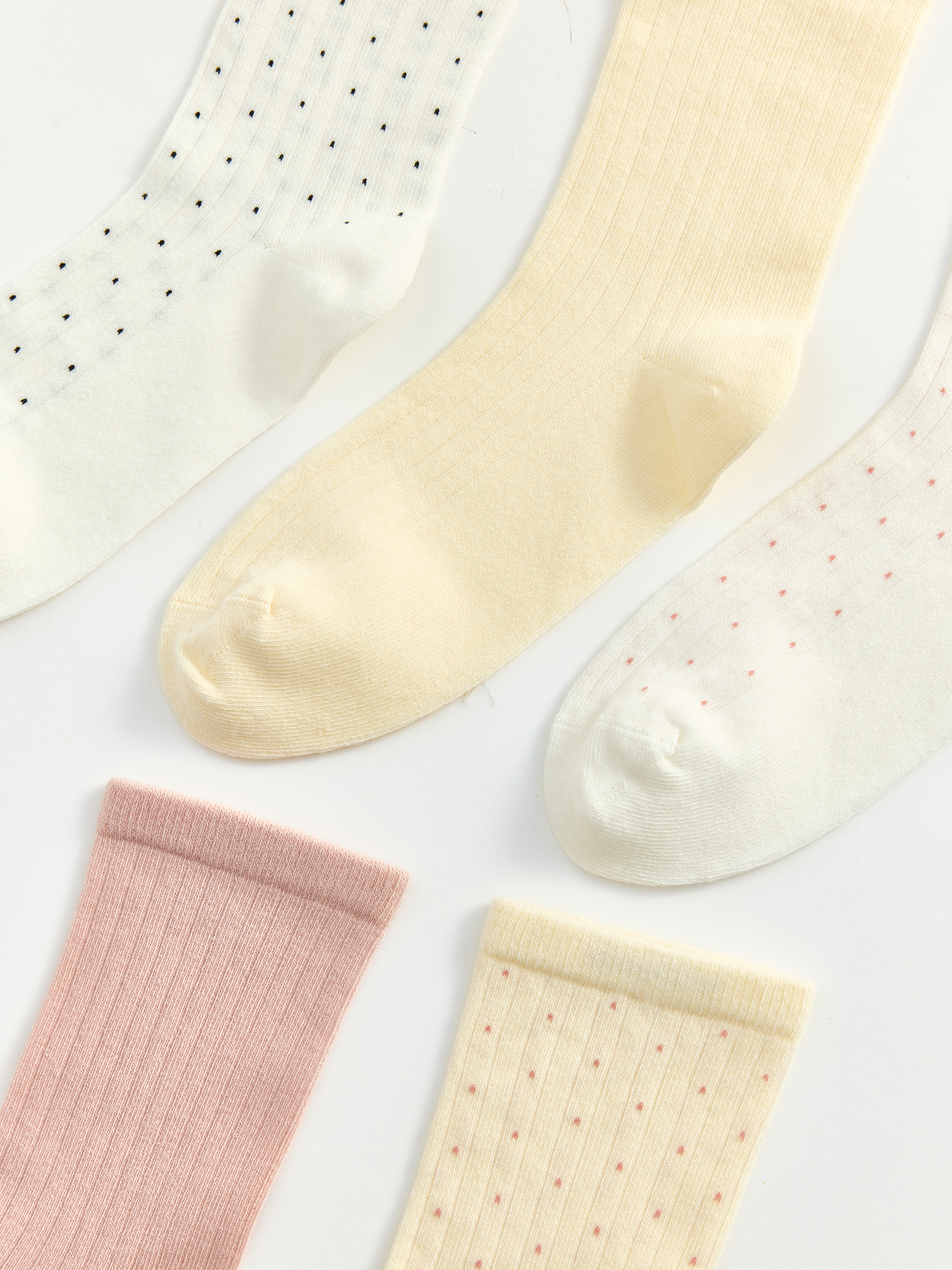 LCW DREAM Puantiyeli Kadın Soket Çorap 5'li görsel 2