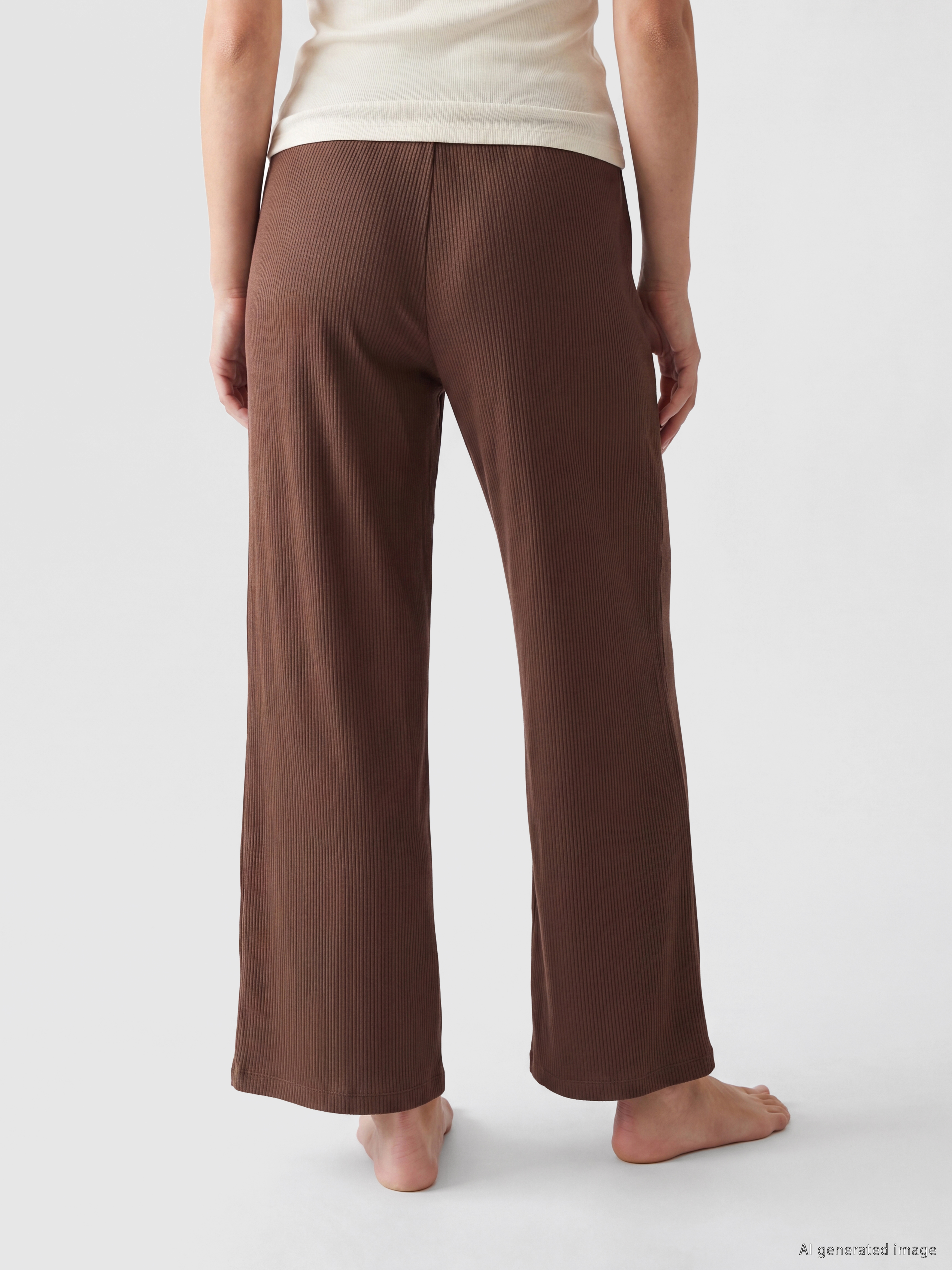LCW DREAM Beli Lastikli Kadın Pijama Altı görsel 4