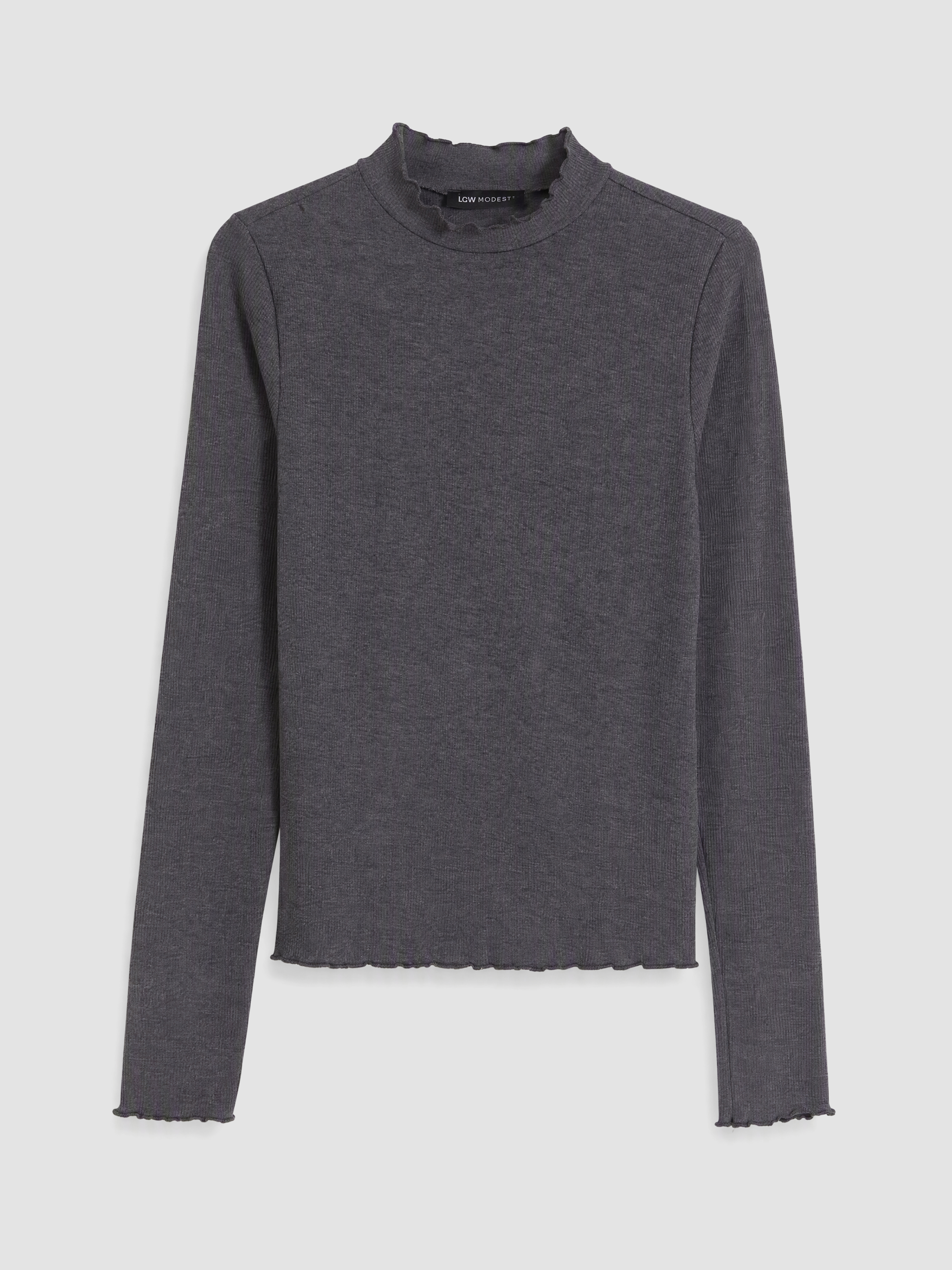 LCW Modest Dik Yaka Kadın Body görsel 5