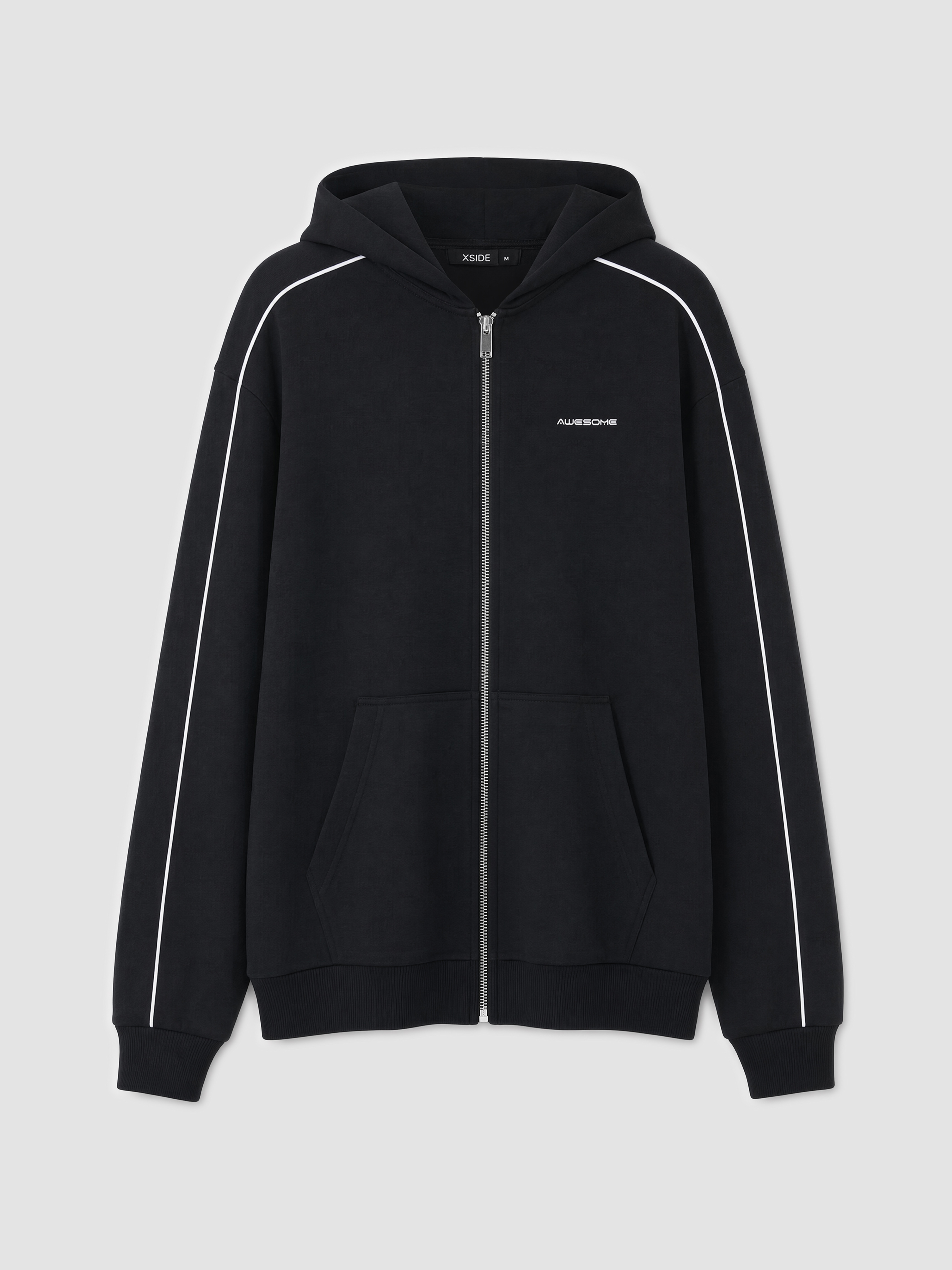 XSIDE Kapüşonlu Erkek Fermuarlı Sweatshirt görsel 5