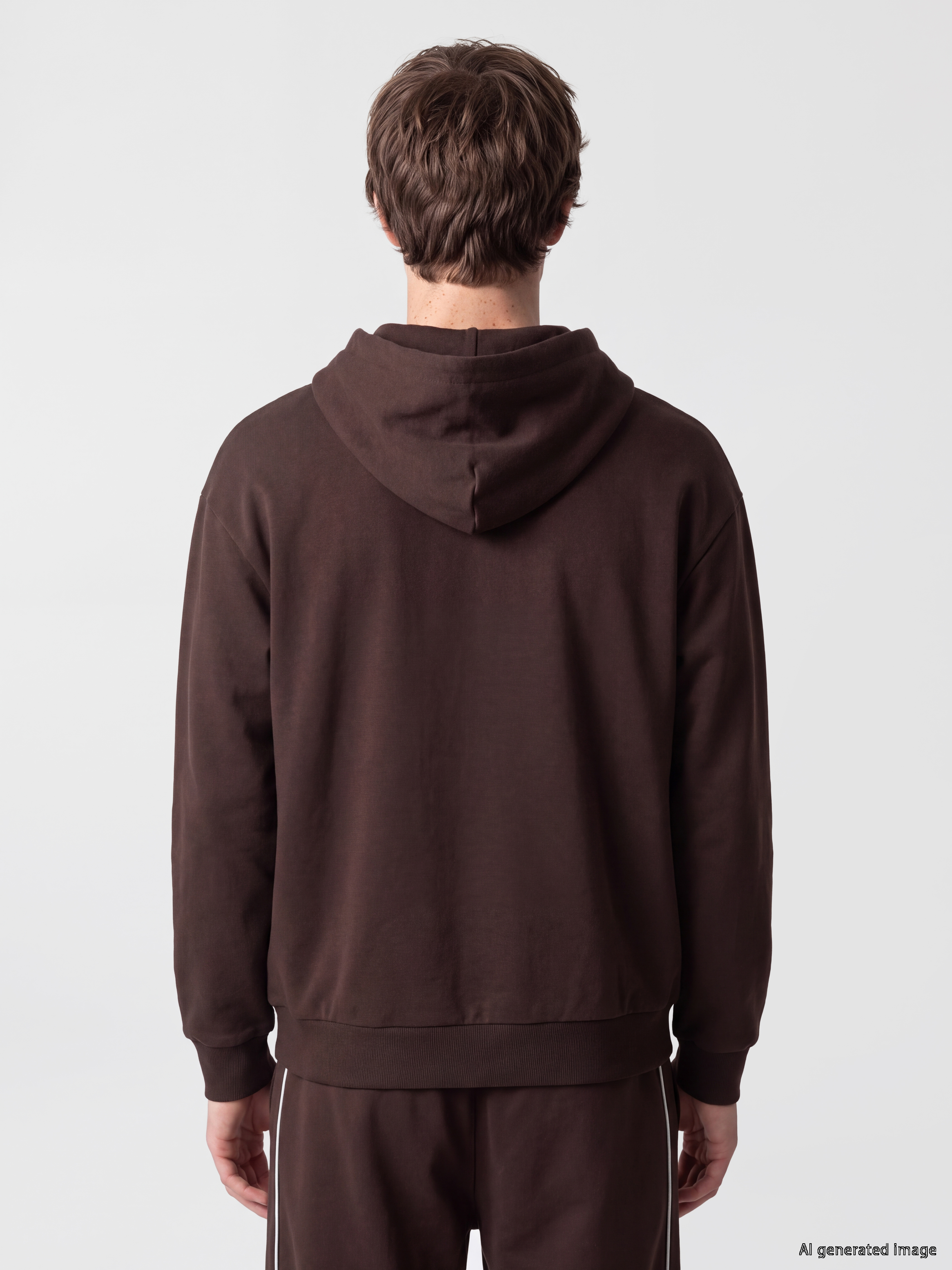 XSIDE Kapüşonlu Erkek Fermuarlı Sweatshirt görsel 4
