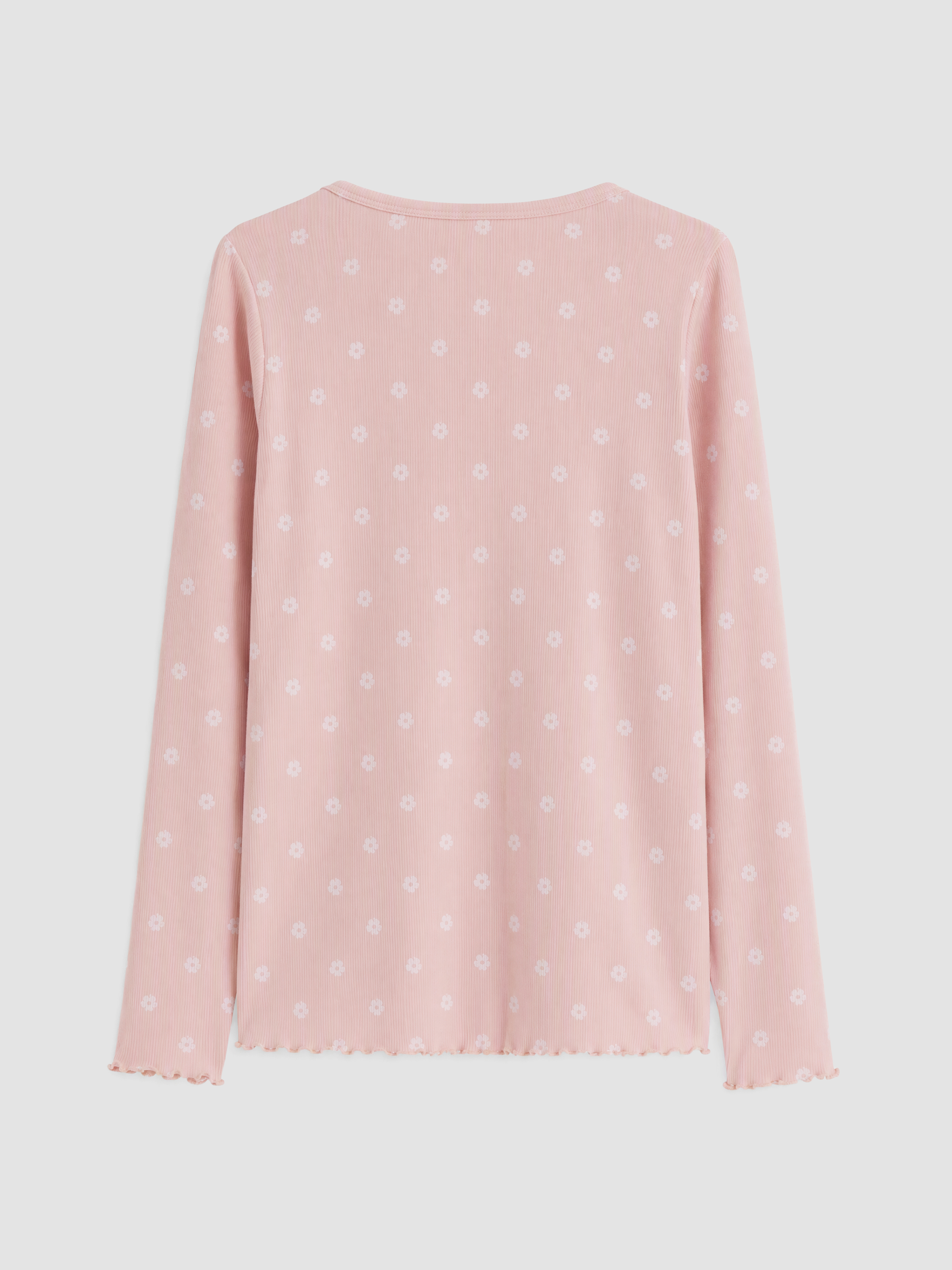 LCW Young V Yaka Çiçekli Kadın Pijama Takım görsel 4