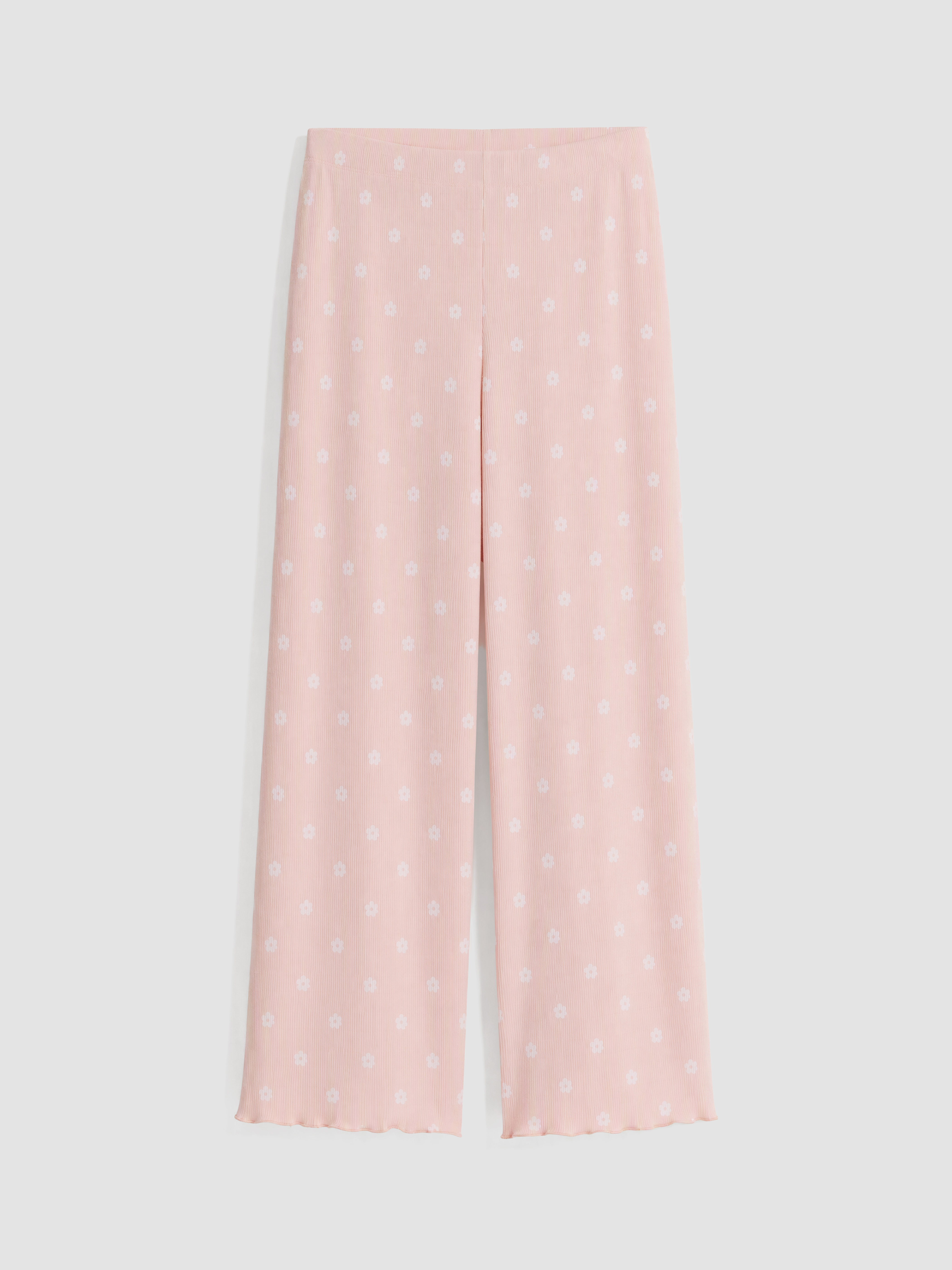 LCW Young V Yaka Çiçekli Kadın Pijama Takım görsel 5