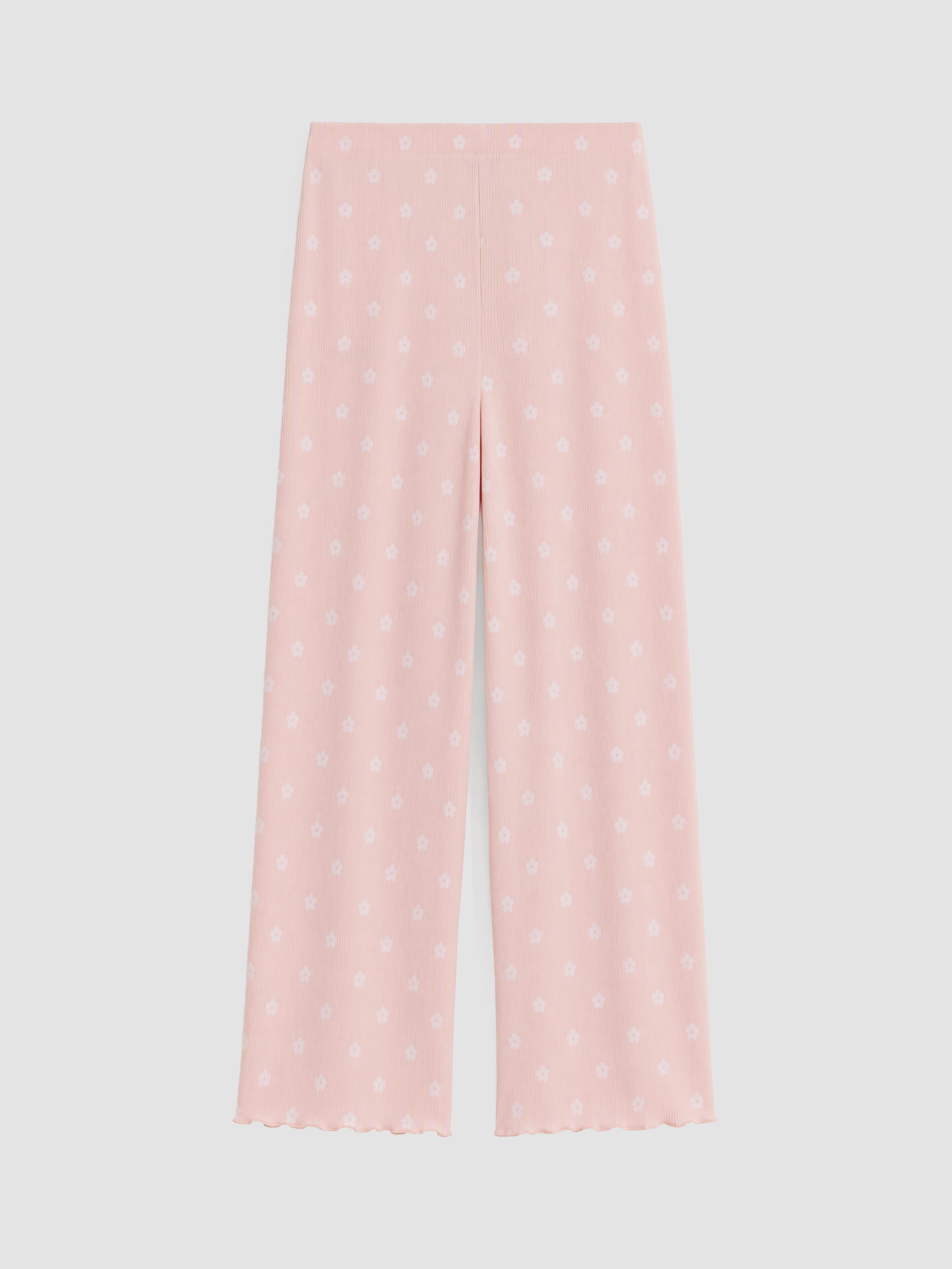 LCW Young V Yaka Çiçekli Kadın Pijama Takım görsel 7