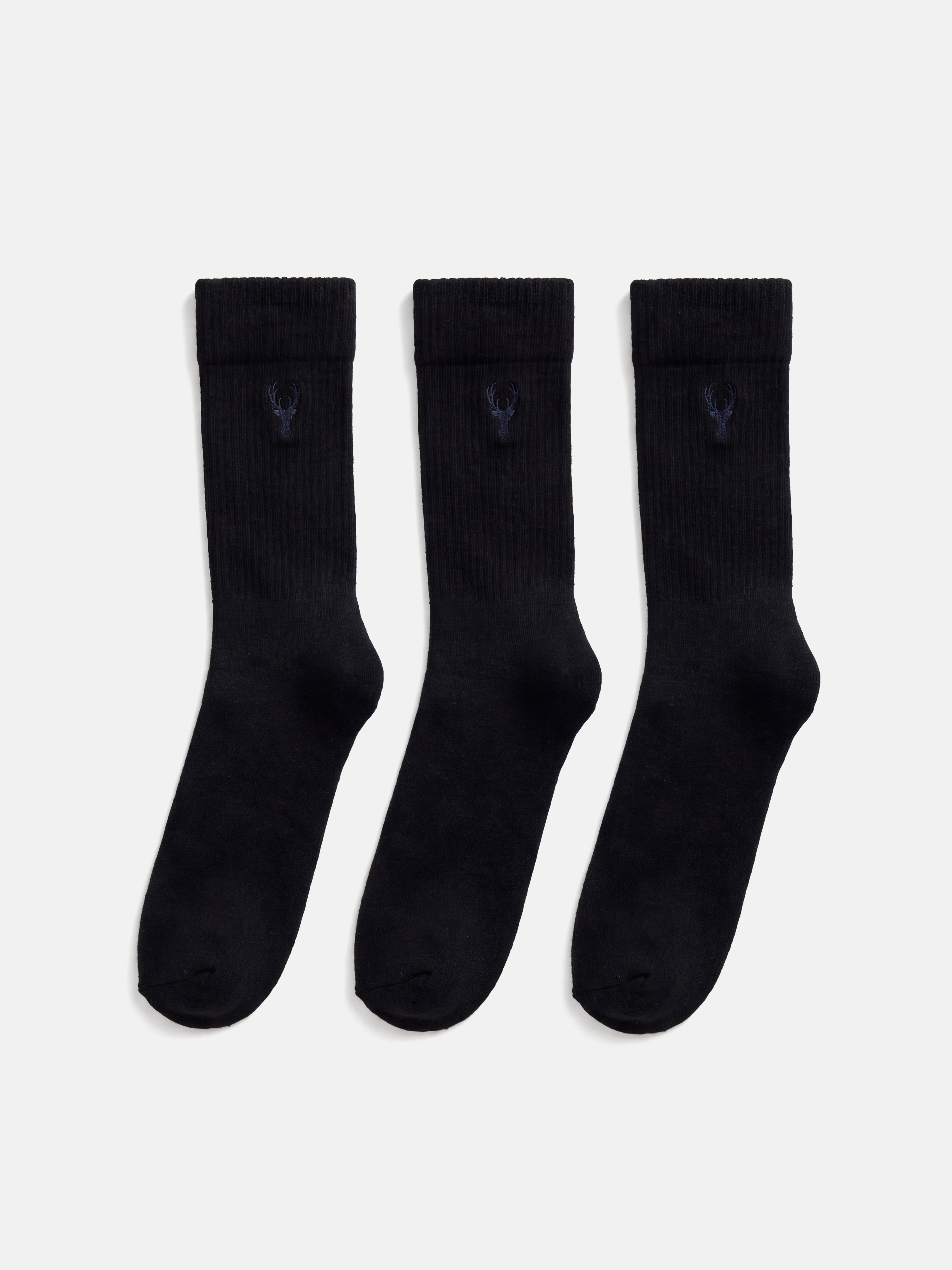 LCW ACCESSORIES Nakışlı Erkek Soket Çorap 3'lü Paket
