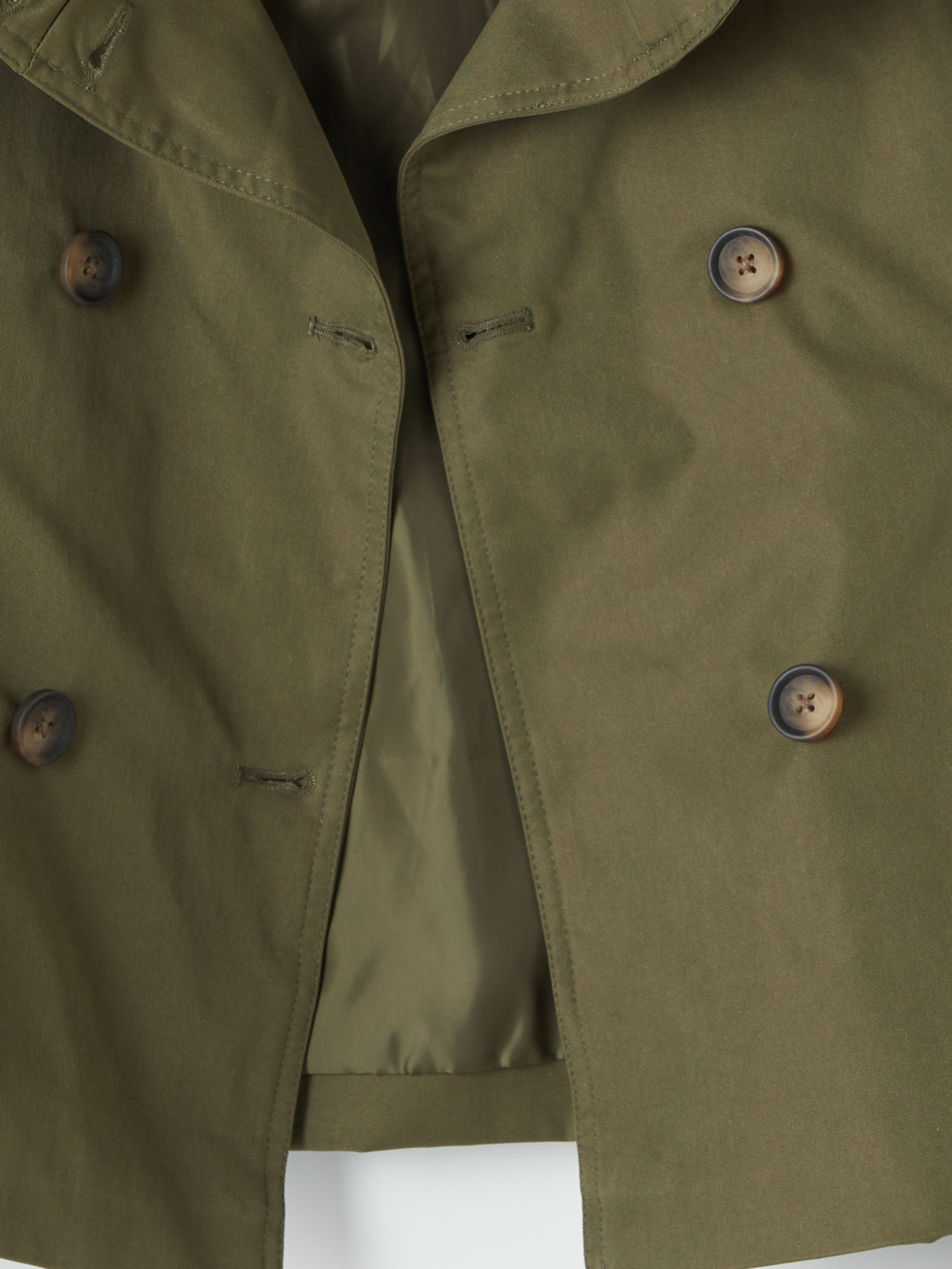 XSIDE Dik Yaka Oversize Kadın Trençkot görsel 8