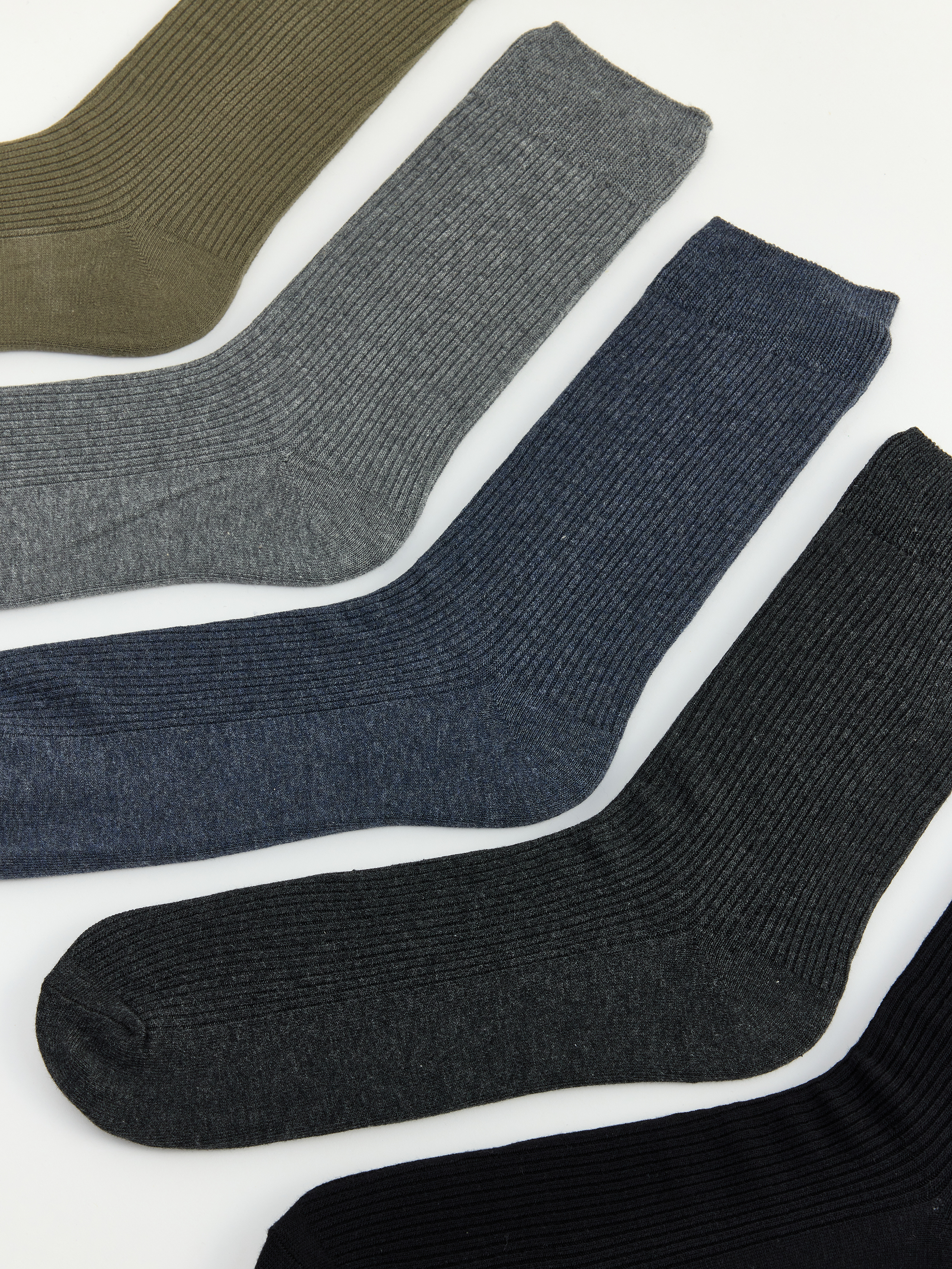 LCW ACCESSORIES Erkek Soket Çorap 5'li Paket görsel 2