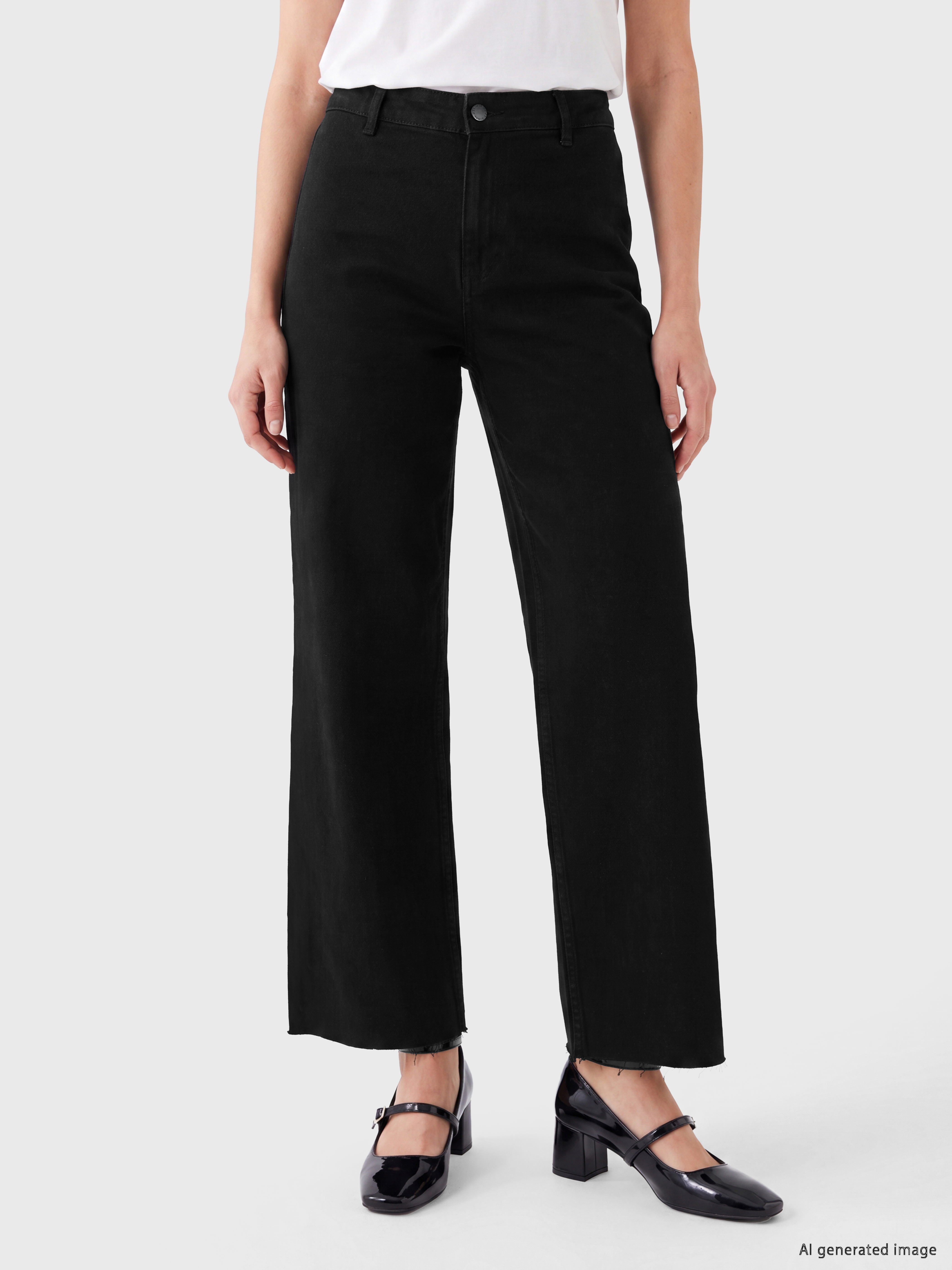 LCW Jeans Wideleg Kadın Jean Pantolon görsel 2