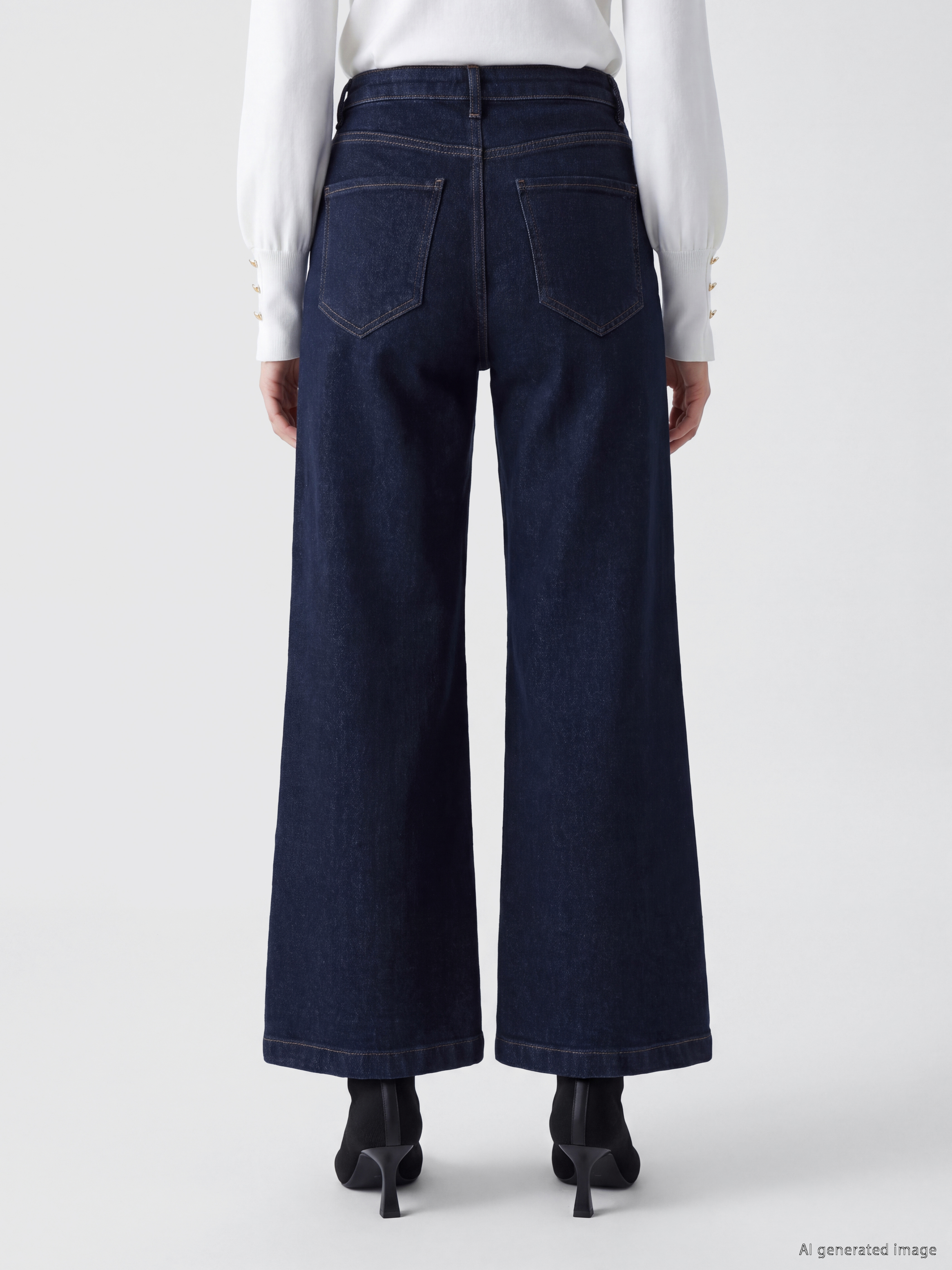 LCW Jeans Wideleg Kadın Jean Pantolon görsel 4