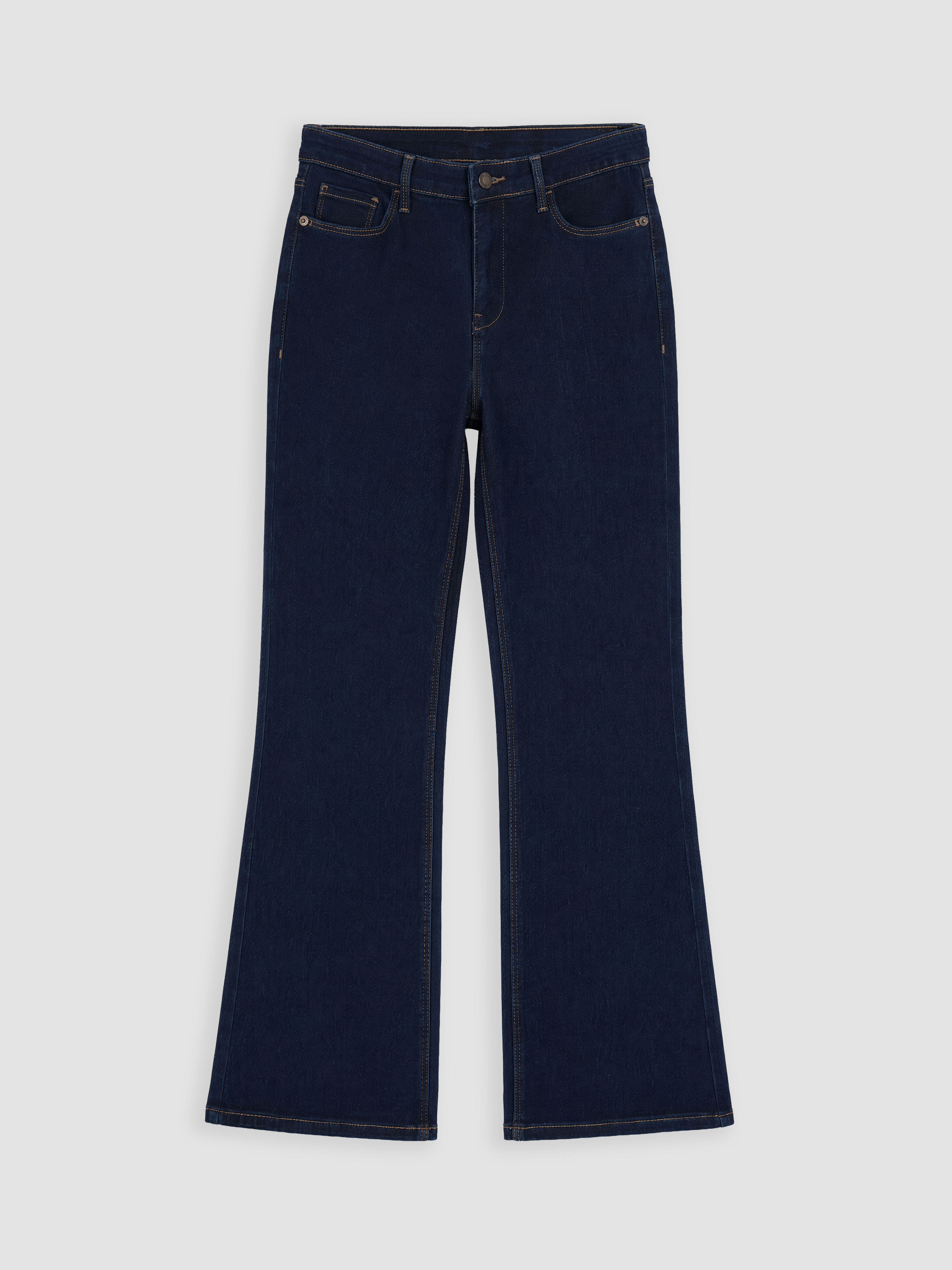 LCW Jeans Yüksek Bel Flare Kadın Jean Pantolon görsel 5