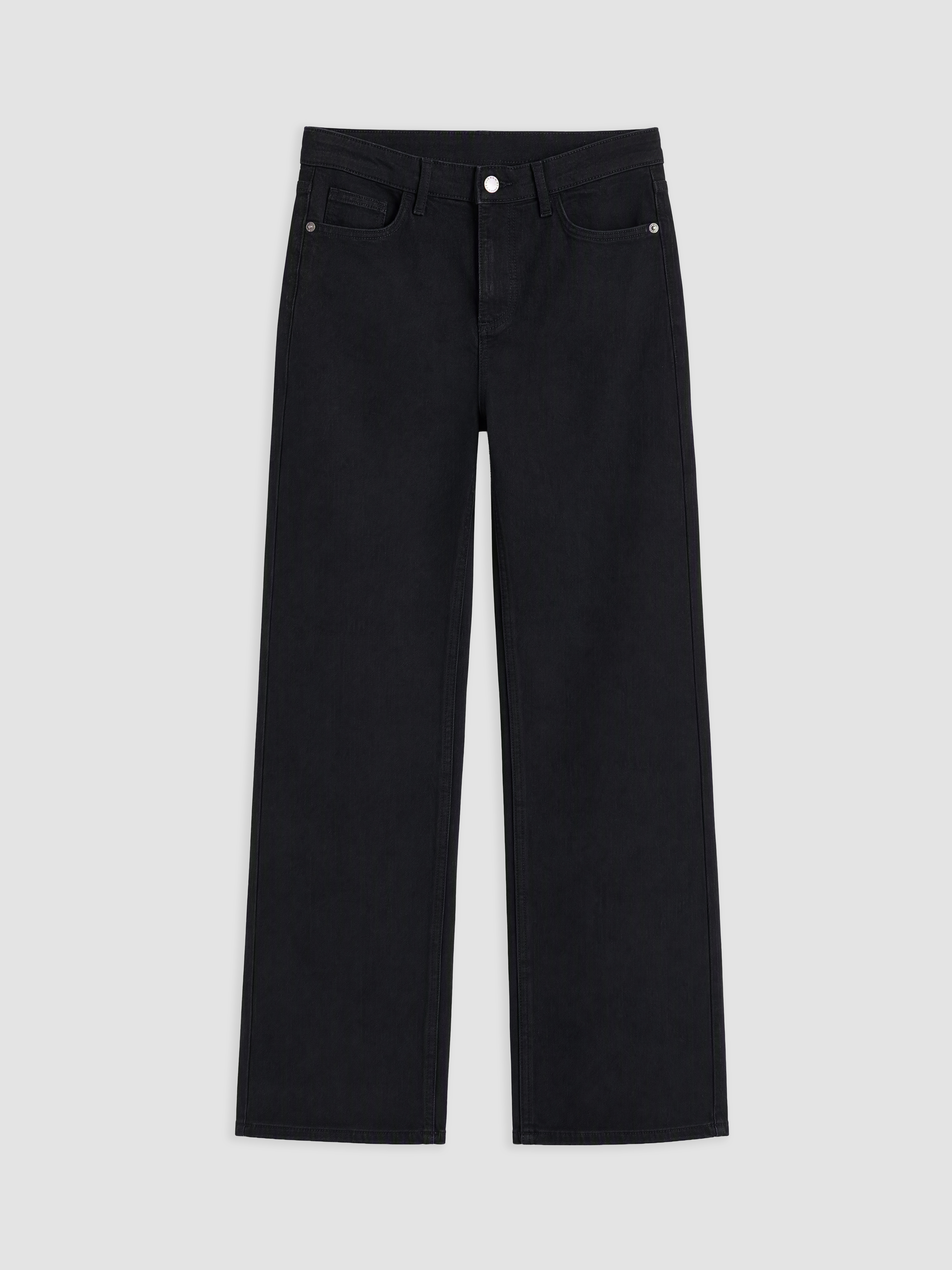 LCW Jeans Yüksek Bel Wideleg Kadın Jean Pantolon görsel 5