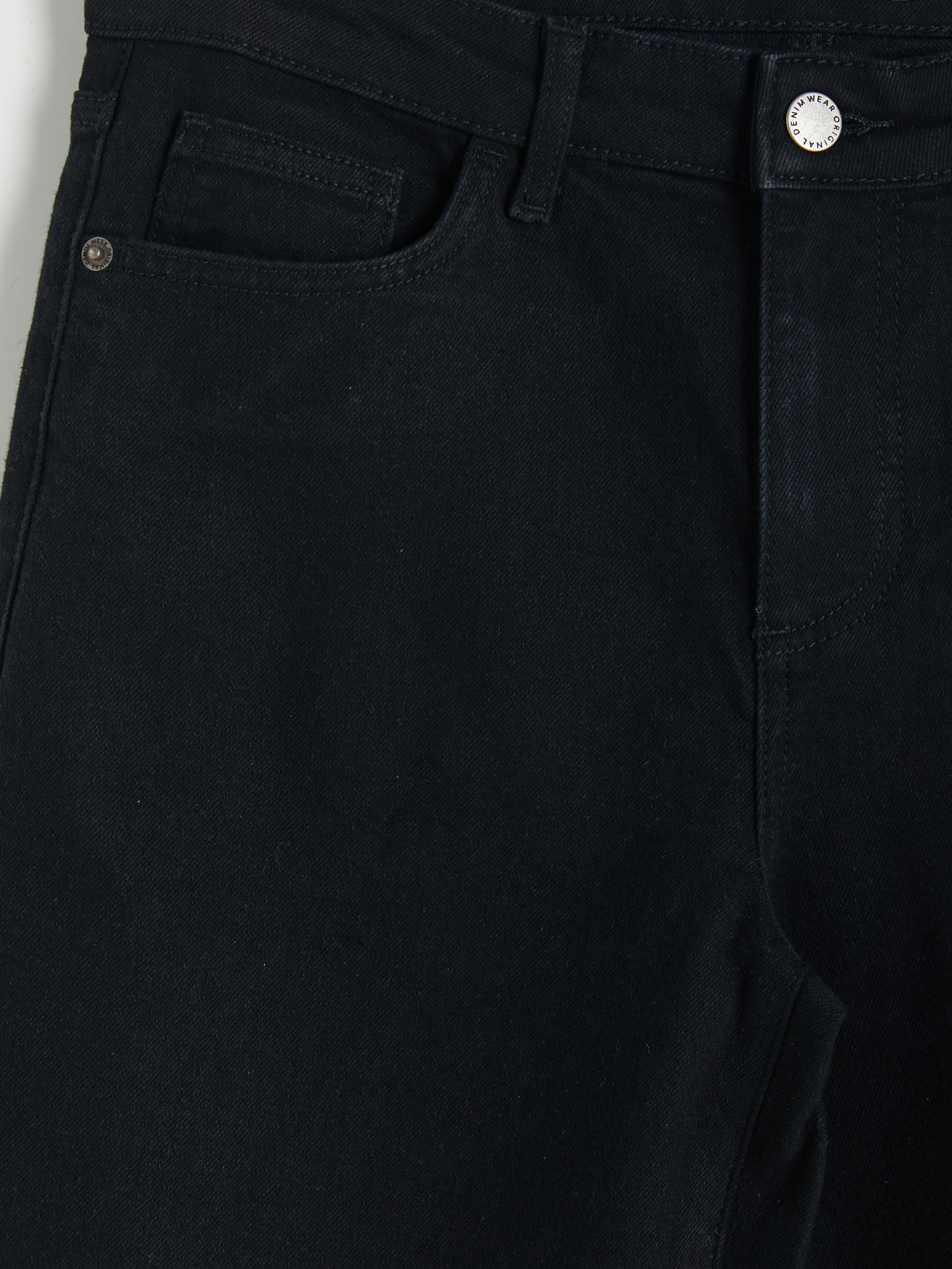 LCW Jeans Yüksek Bel Wideleg Kadın Jean Pantolon görsel 7