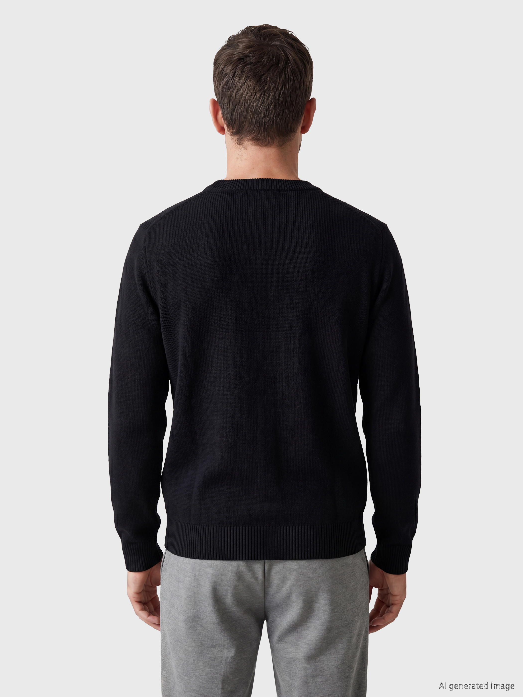 LCWAIKIKI Classic Regular Fit V Yaka Erkek Triko Hırka görsel 3