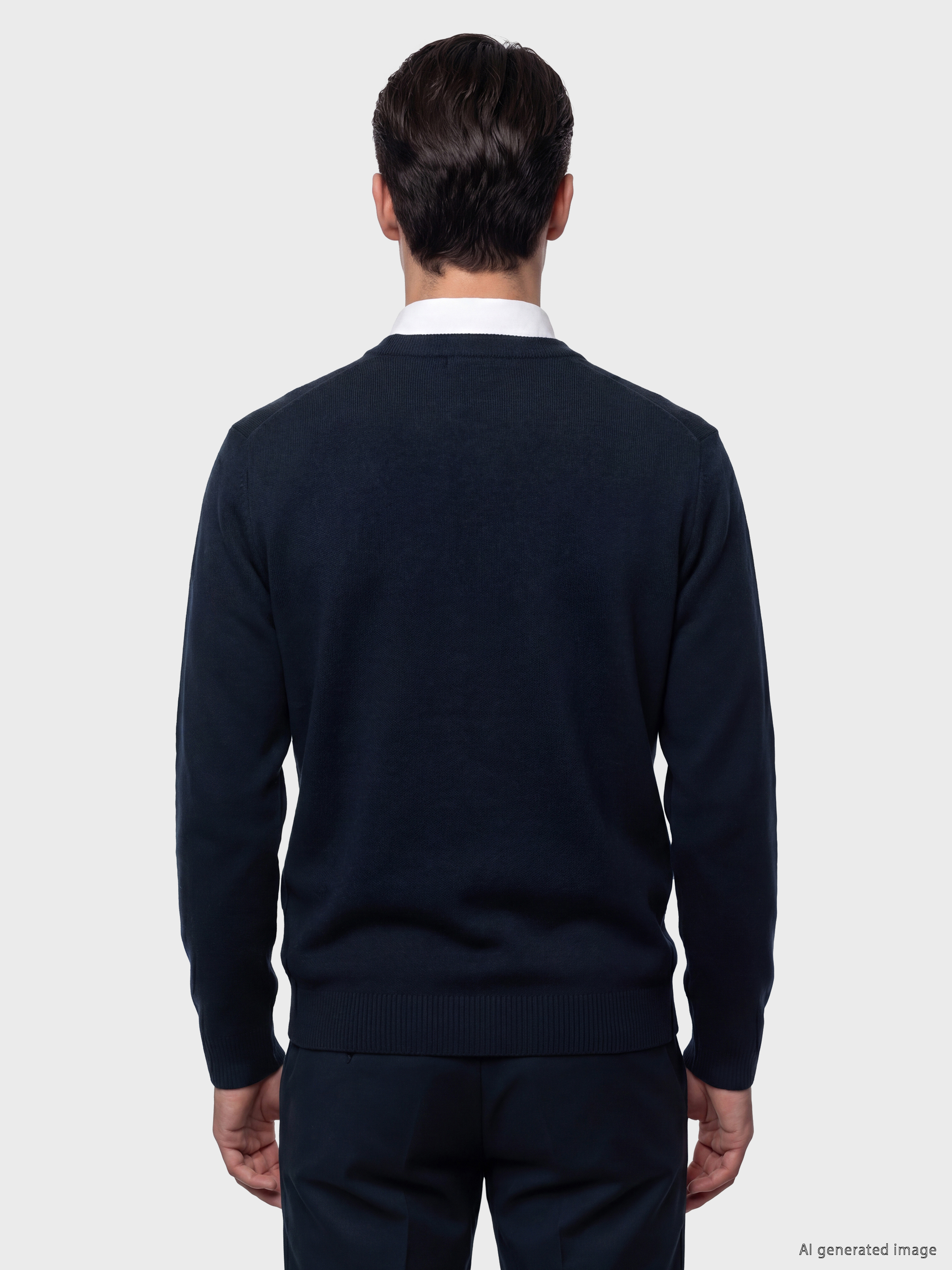 LCWAIKIKI Classic Regular Fit V Yaka Erkek Triko Hırka görsel 4