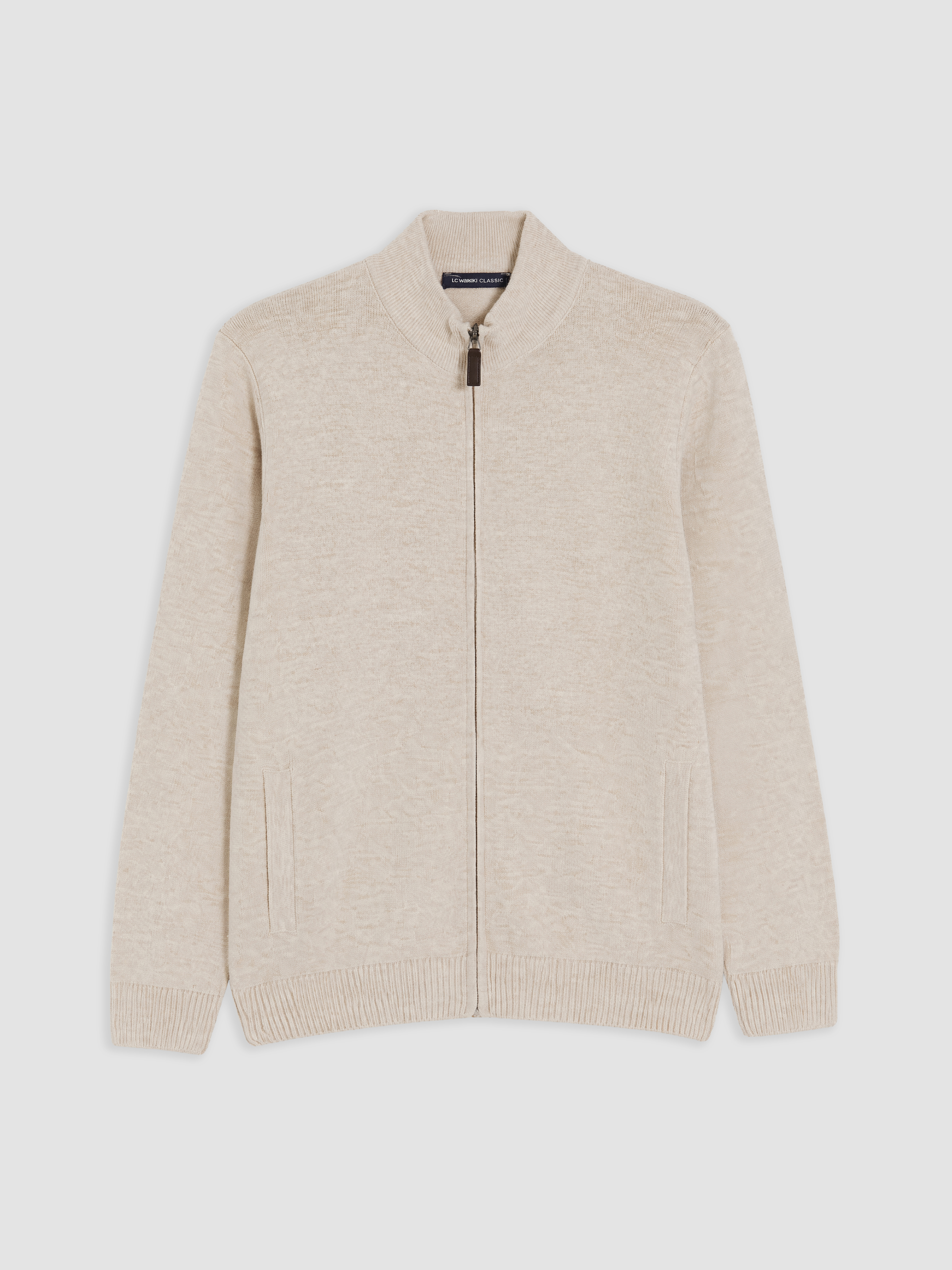 LCWAIKIKI Classic Regular Fit Dik Yaka Erkek Triko Hırka görsel 4