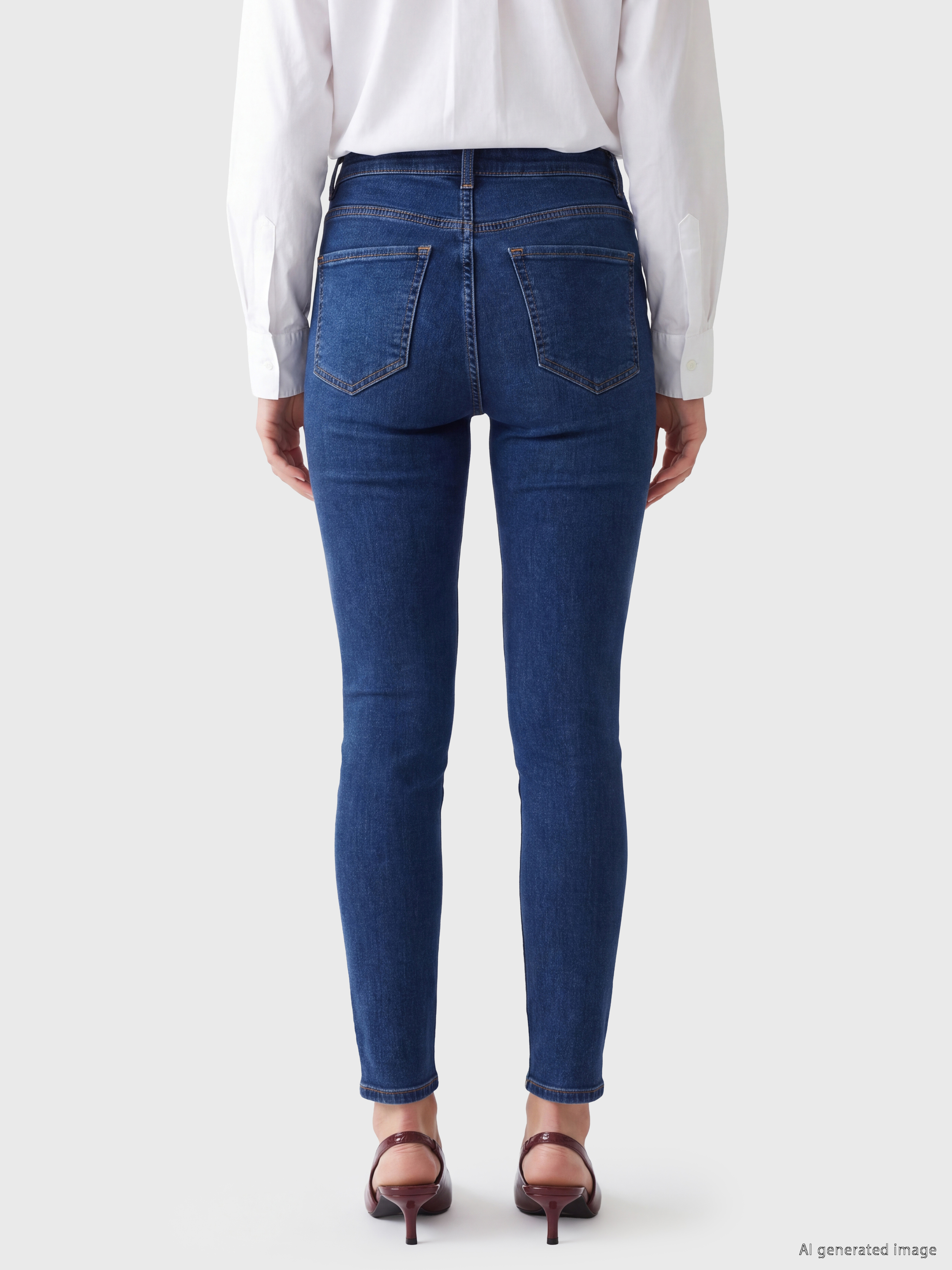 LCW Jeans Jüpiter Süper Skinny Fit Kadın Jean Pantolon görsel 4