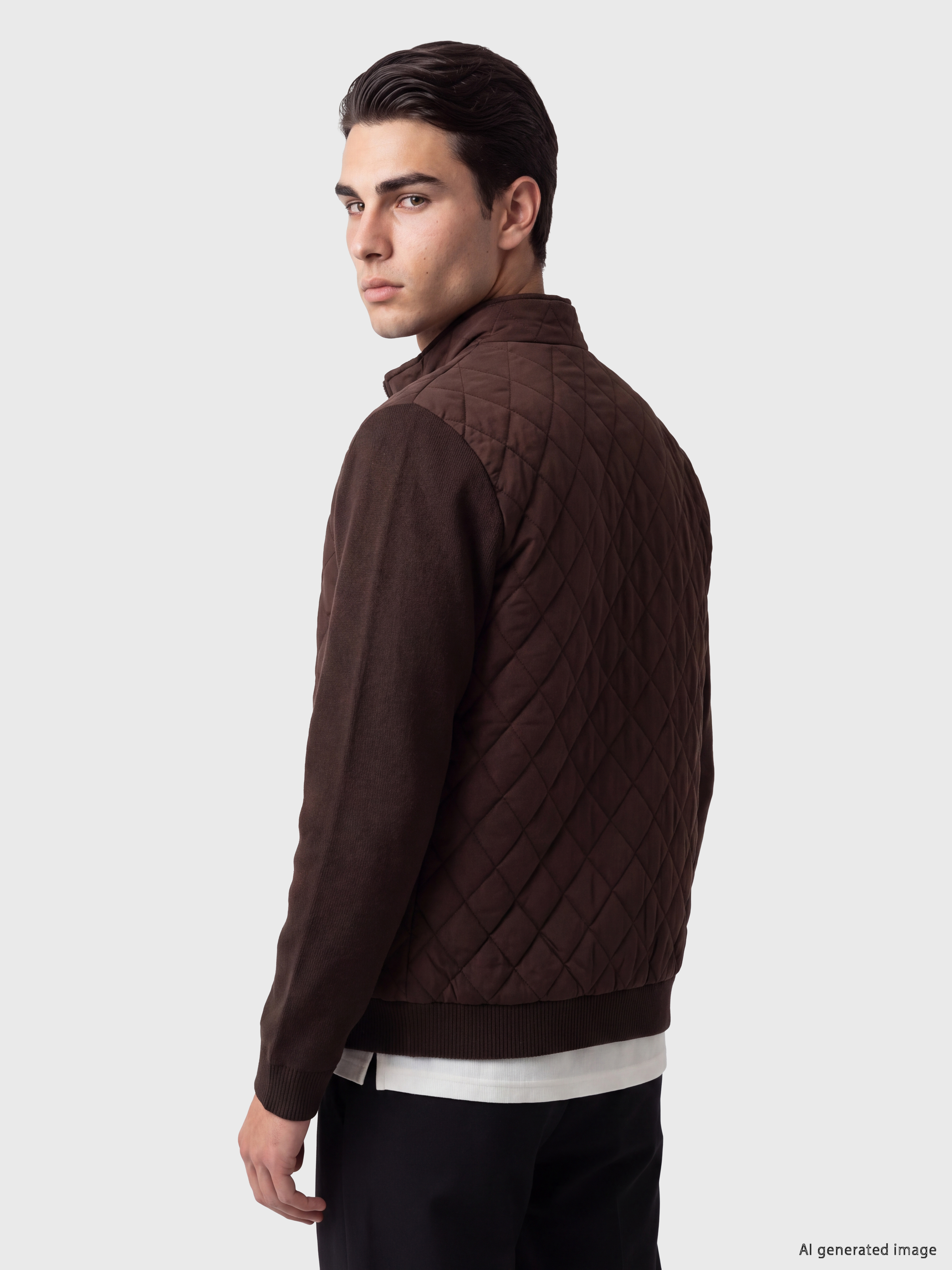 LCWAIKIKI Classic Regular Fit Dik Yaka Erkek Triko Hırka görsel 3