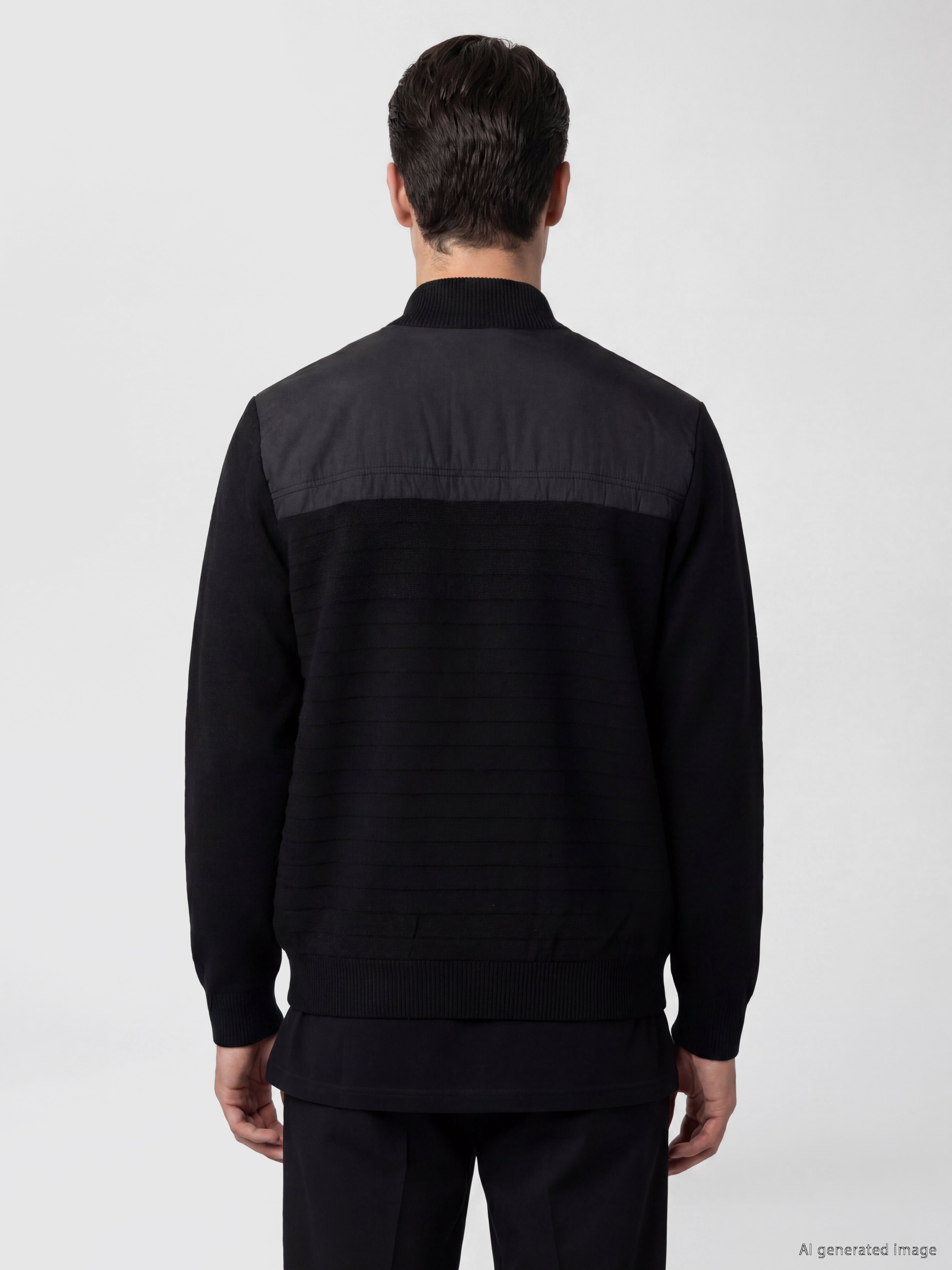 LCWAIKIKI Classic Regular Fit Dik Yaka Erkek Triko Hırka görsel 4