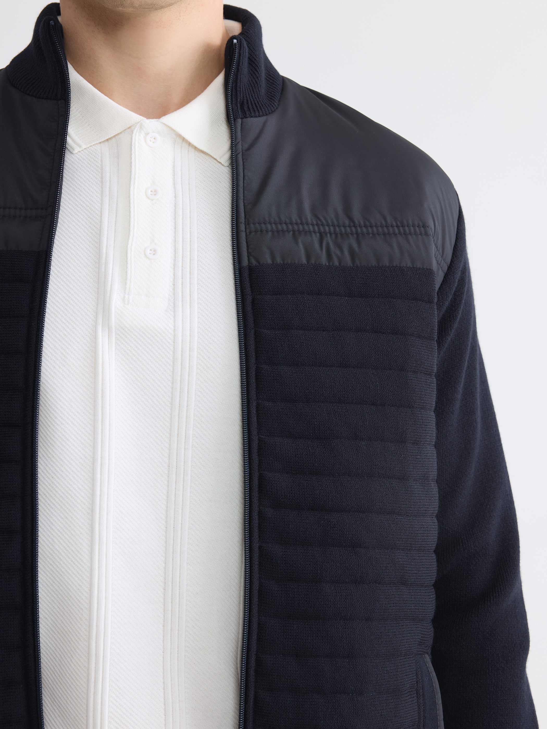 LCWAIKIKI Classic Regular Fit Dik Yaka Erkek Triko Hırka görsel 4