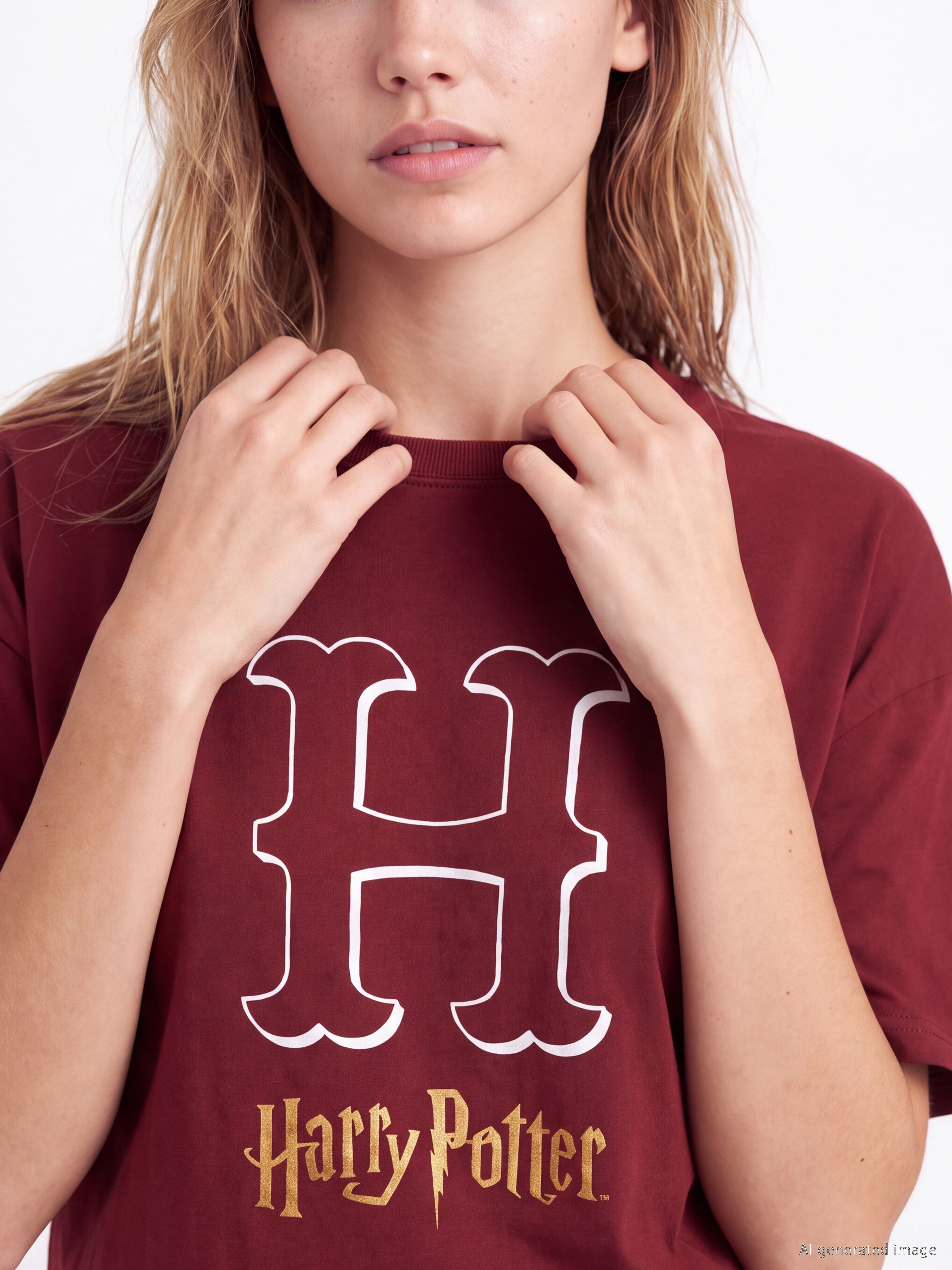 LCW Young Harry Potter Baskılı Kadın Şortlu Pijama Takımı görsel 3