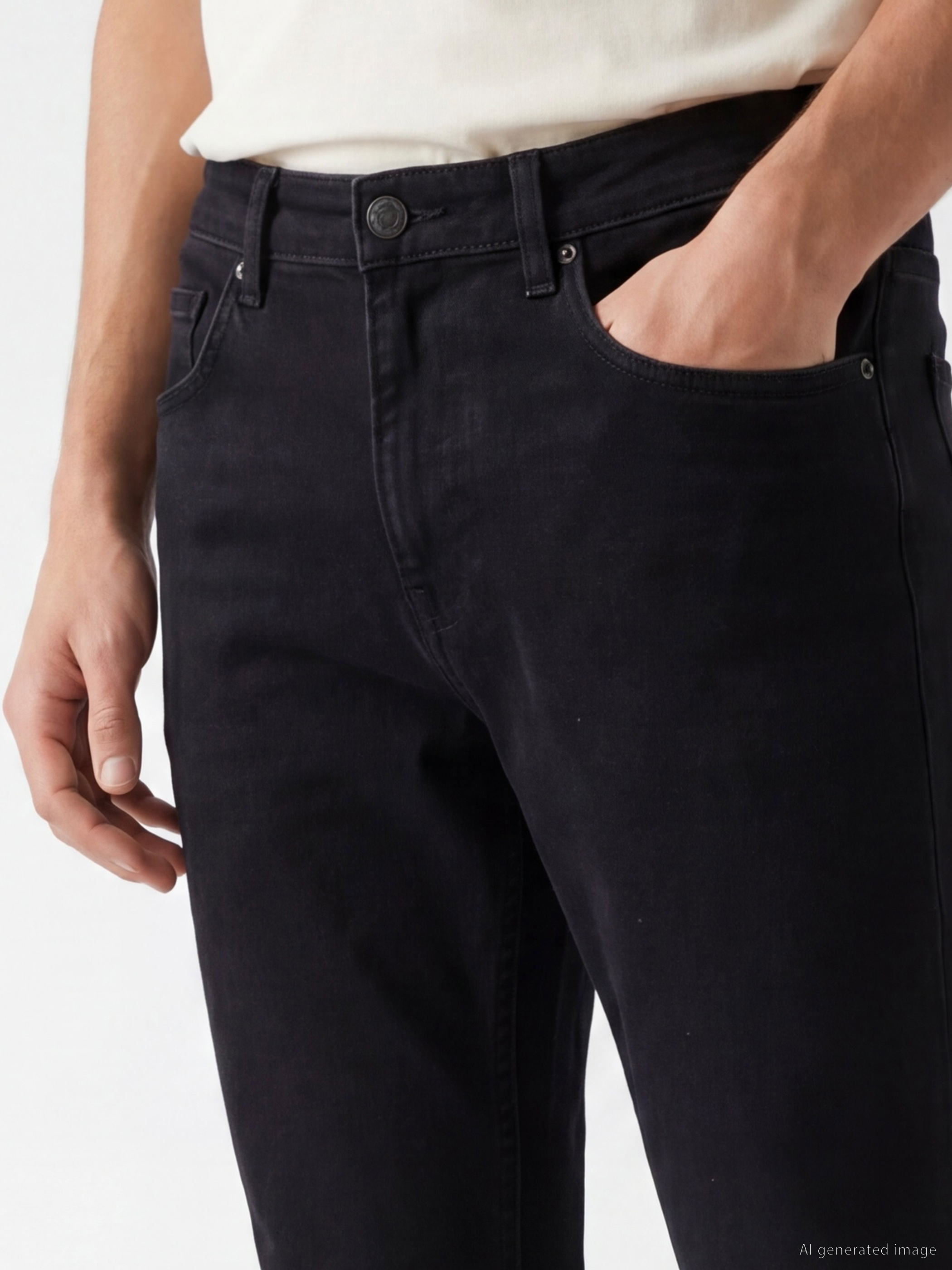 LCW Jeans 710 Loose Fit Erkek Jean Pantolon görsel 3