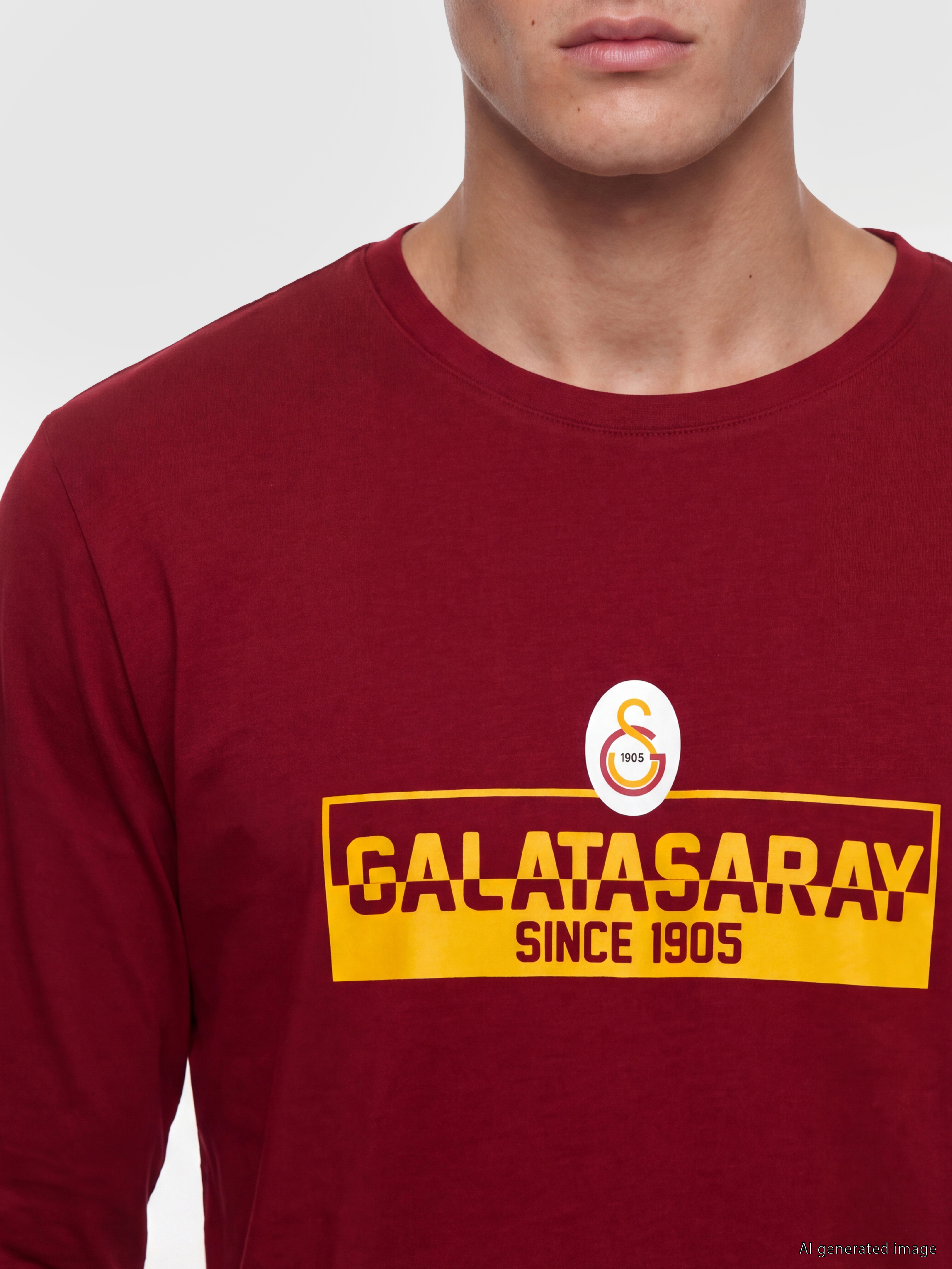 LC WAIKIKI Galatasaray Baskılı Erkek Pijama Takımı görsel 3
