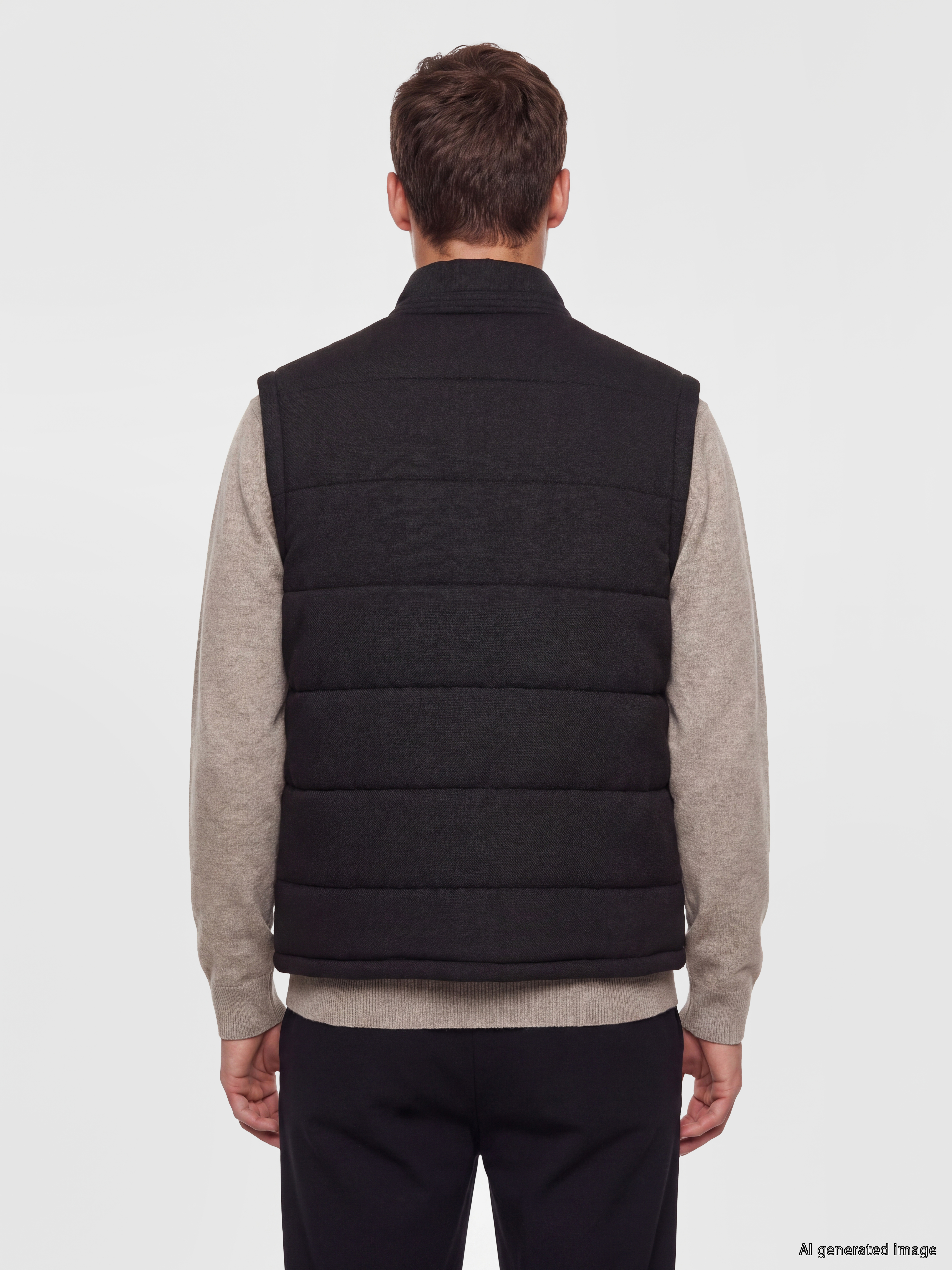 LCW Vision Slim Fit Dik Yaka Erkek Şişme Yelek görsel 4