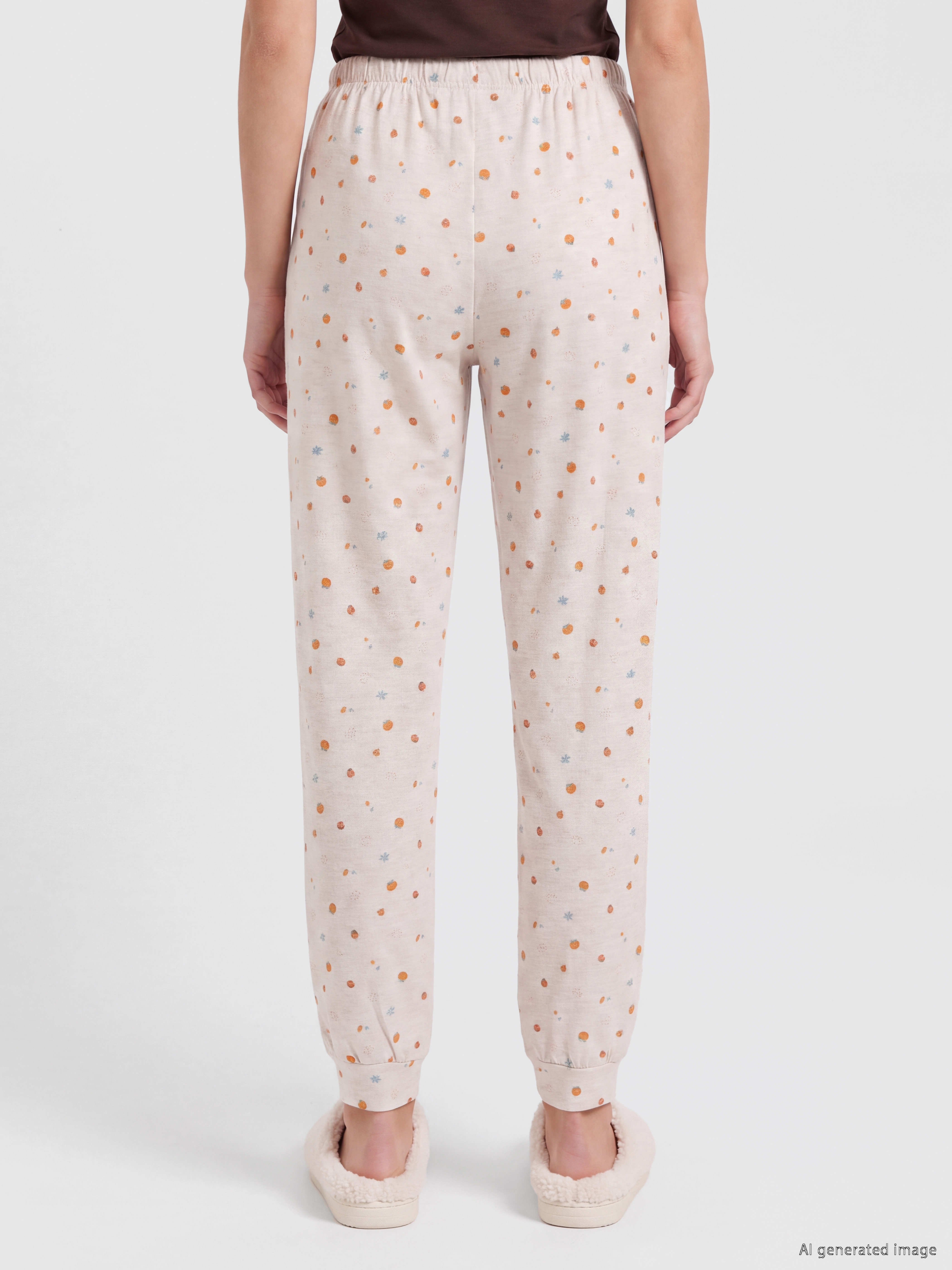 LCW DREAM Beli Lastikli Baskılı Kadın Pijama Altı görsel 4