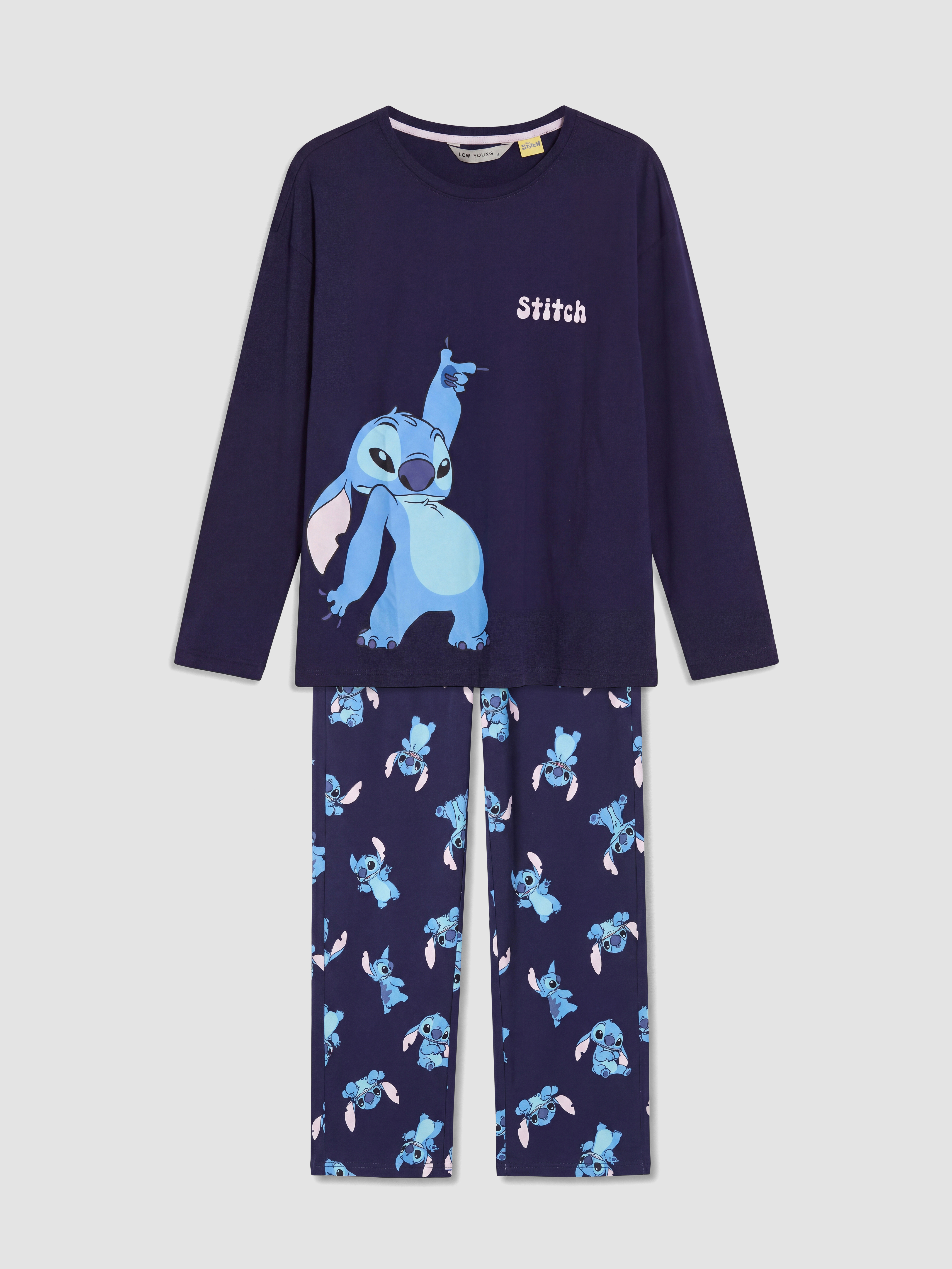 LCW Young Stitch Baskılı Kadın Pijama Takım görsel 5