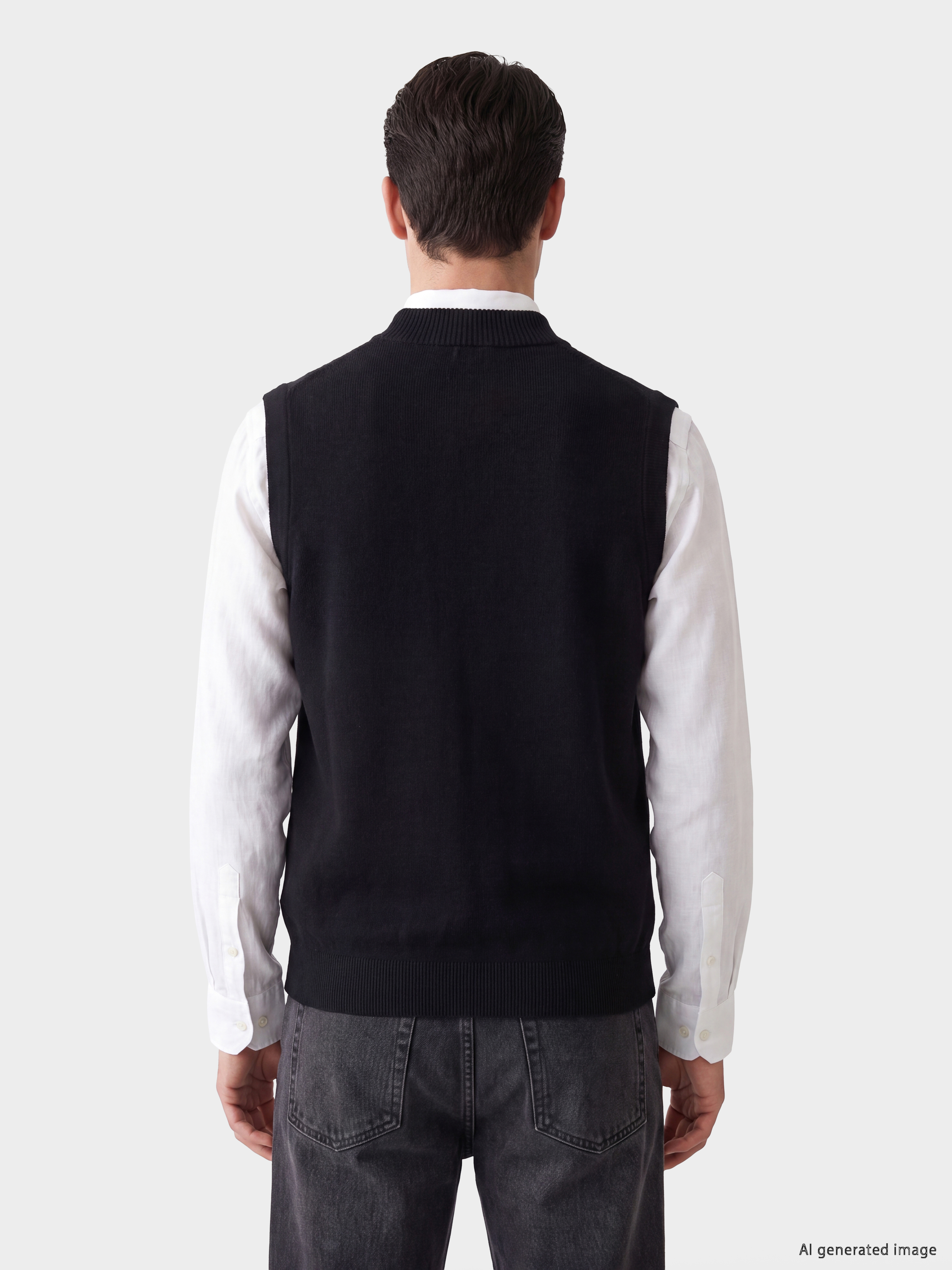 LCWAIKIKI Classic Regular Fit Erkek Triko Yelek görsel 4