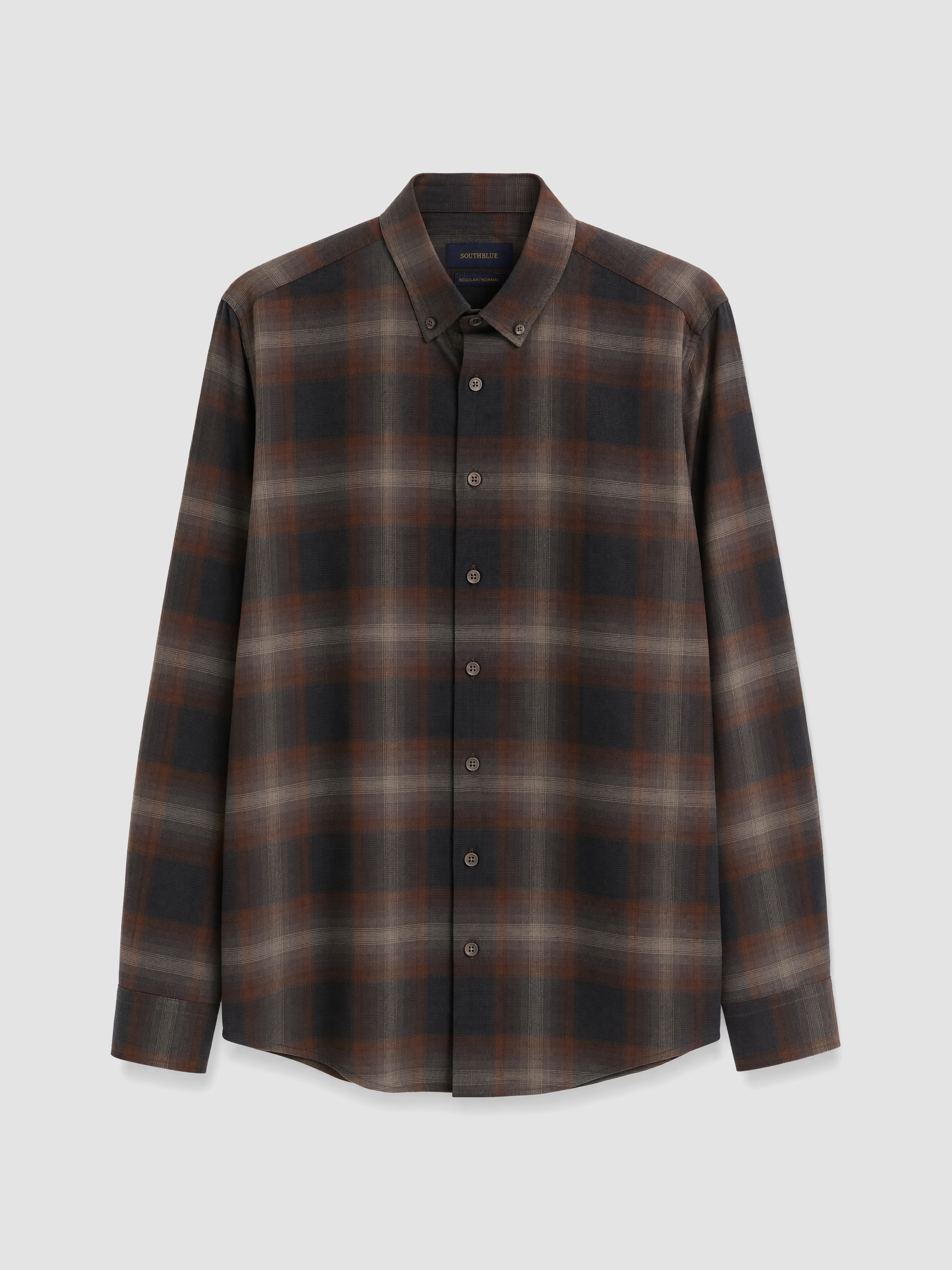 SOUTHBLUE Regular Fit Ekose Erkek Oduncu Gömlek