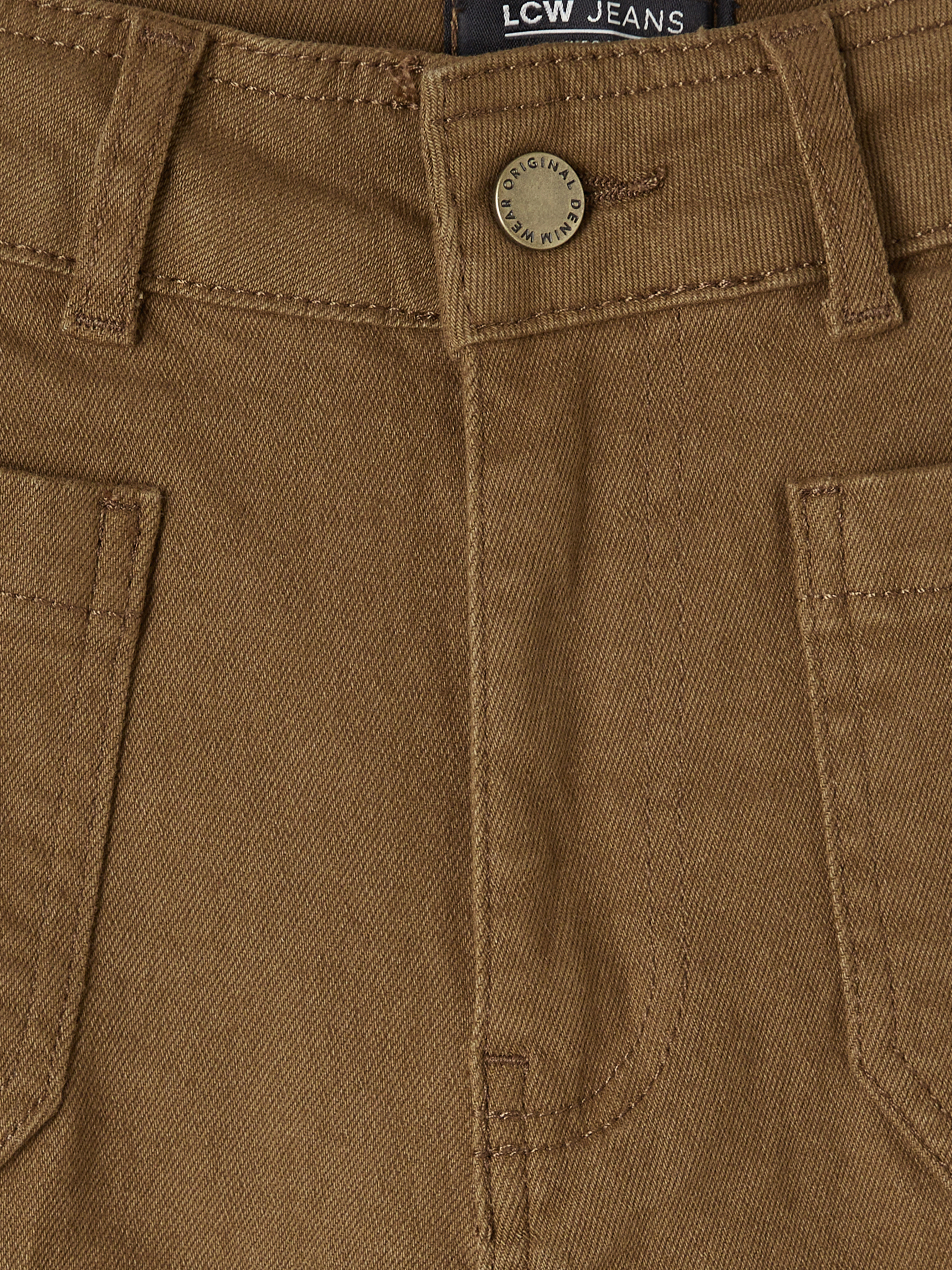 LCW Jeans Culotte Fit Kadın Jean Pantolon görsel 6