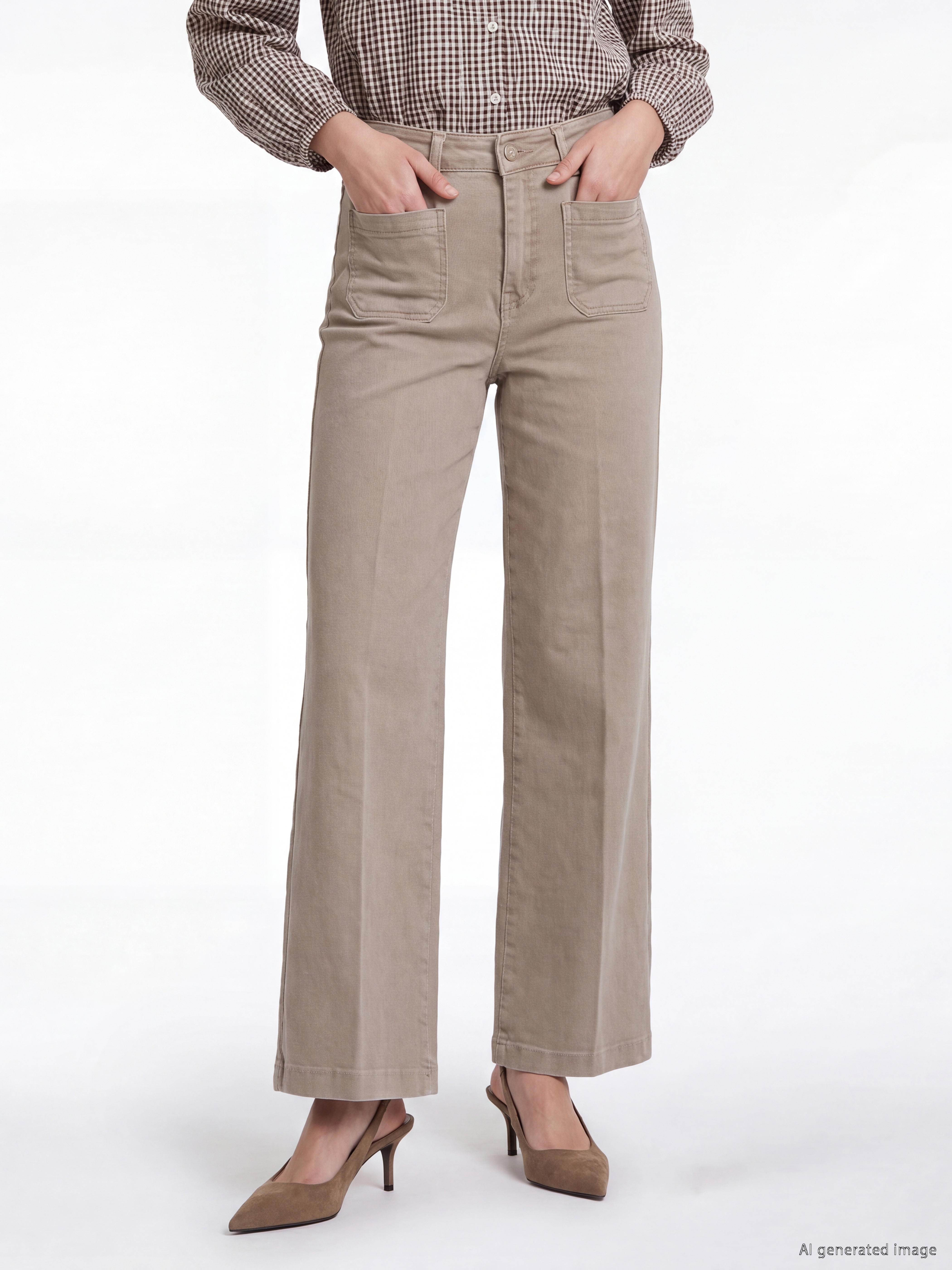 LCW Jeans Culotte Fit Kadın Jean Pantolon görsel 2
