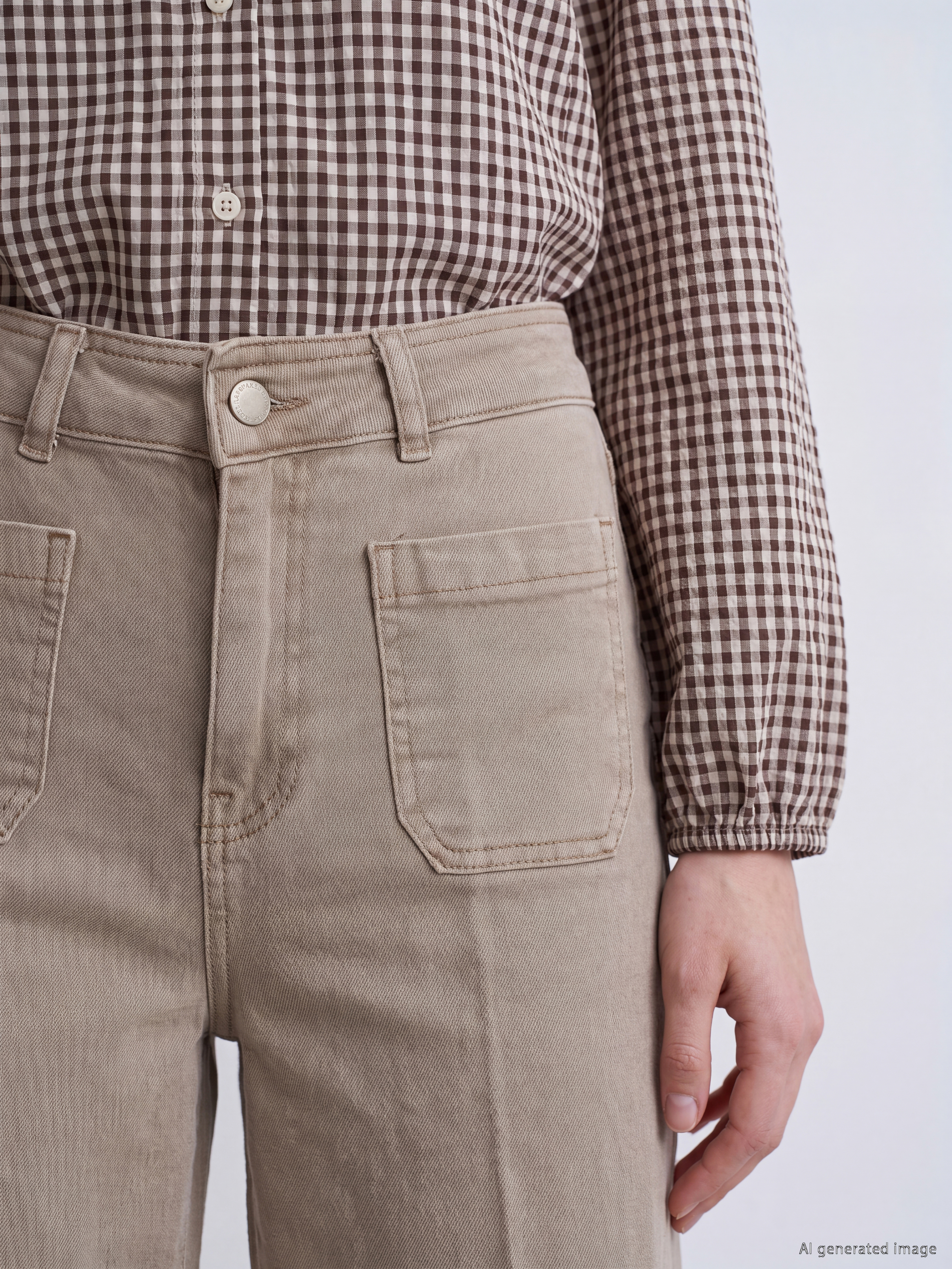 LCW Jeans Culotte Fit Kadın Jean Pantolon görsel 3