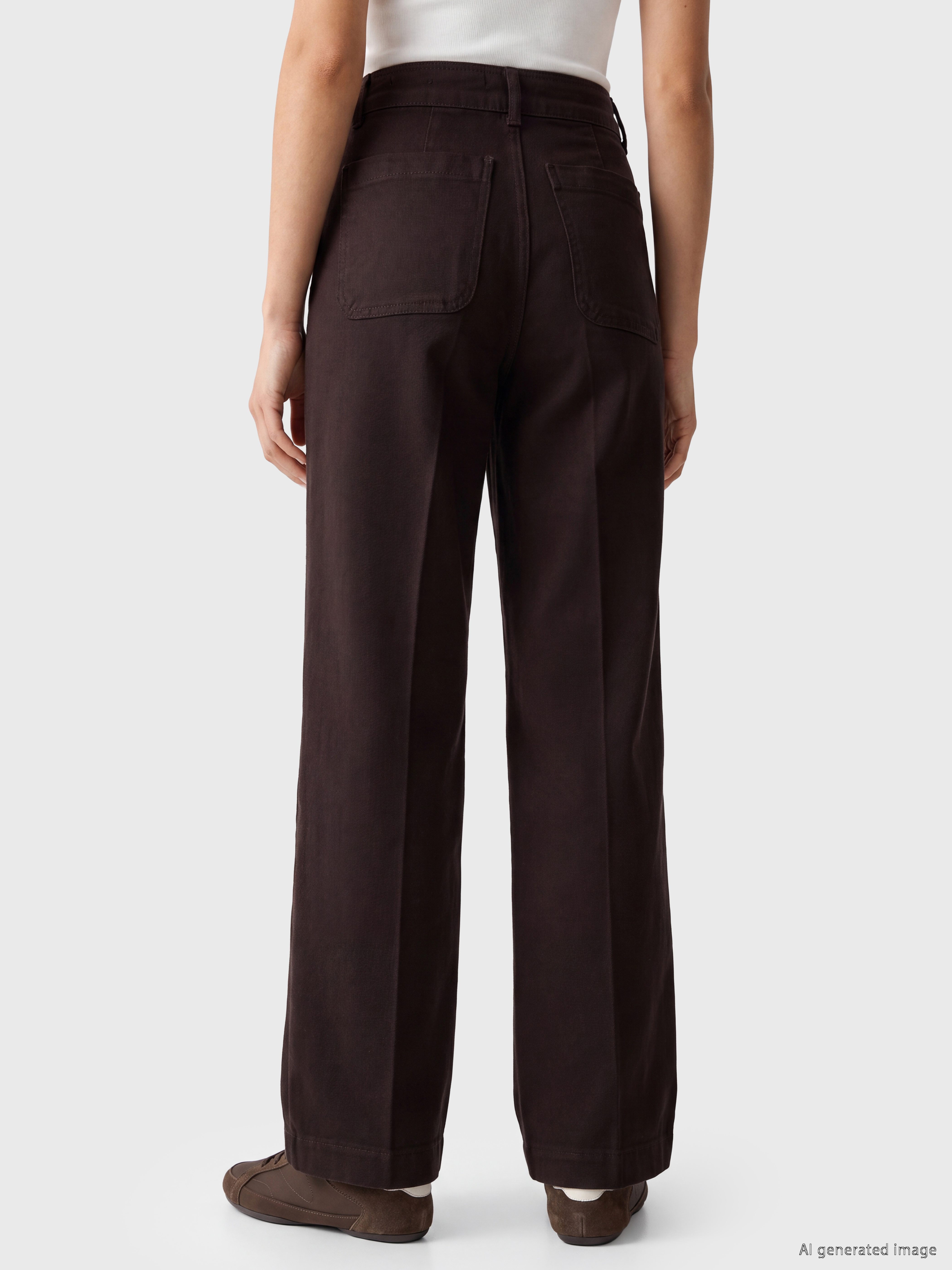 LCW Jeans Culotte Fit Kadın Jean Pantolon görsel 4