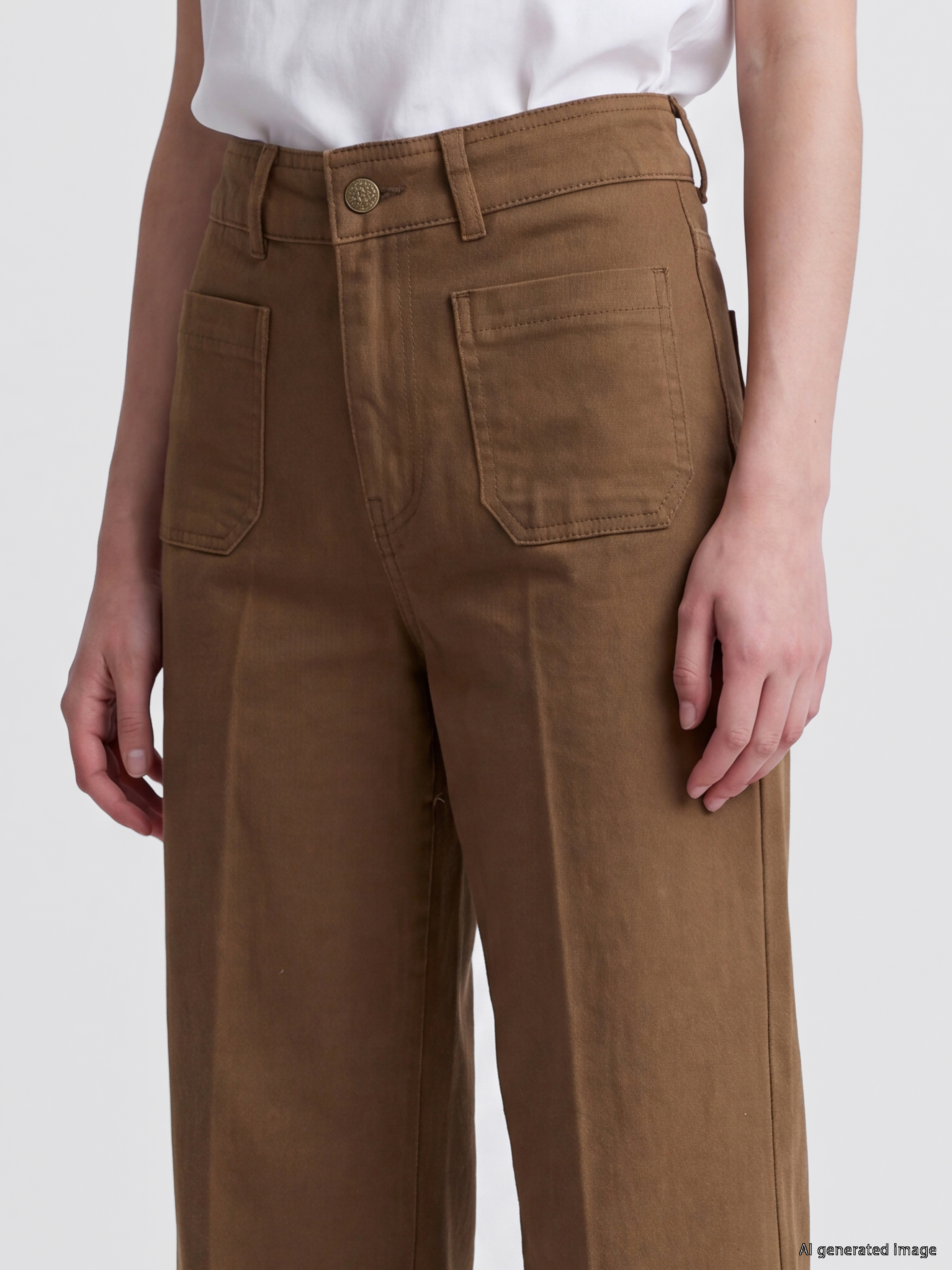 LCW Jeans Culotte Fit Kadın Jean Pantolon görsel 3