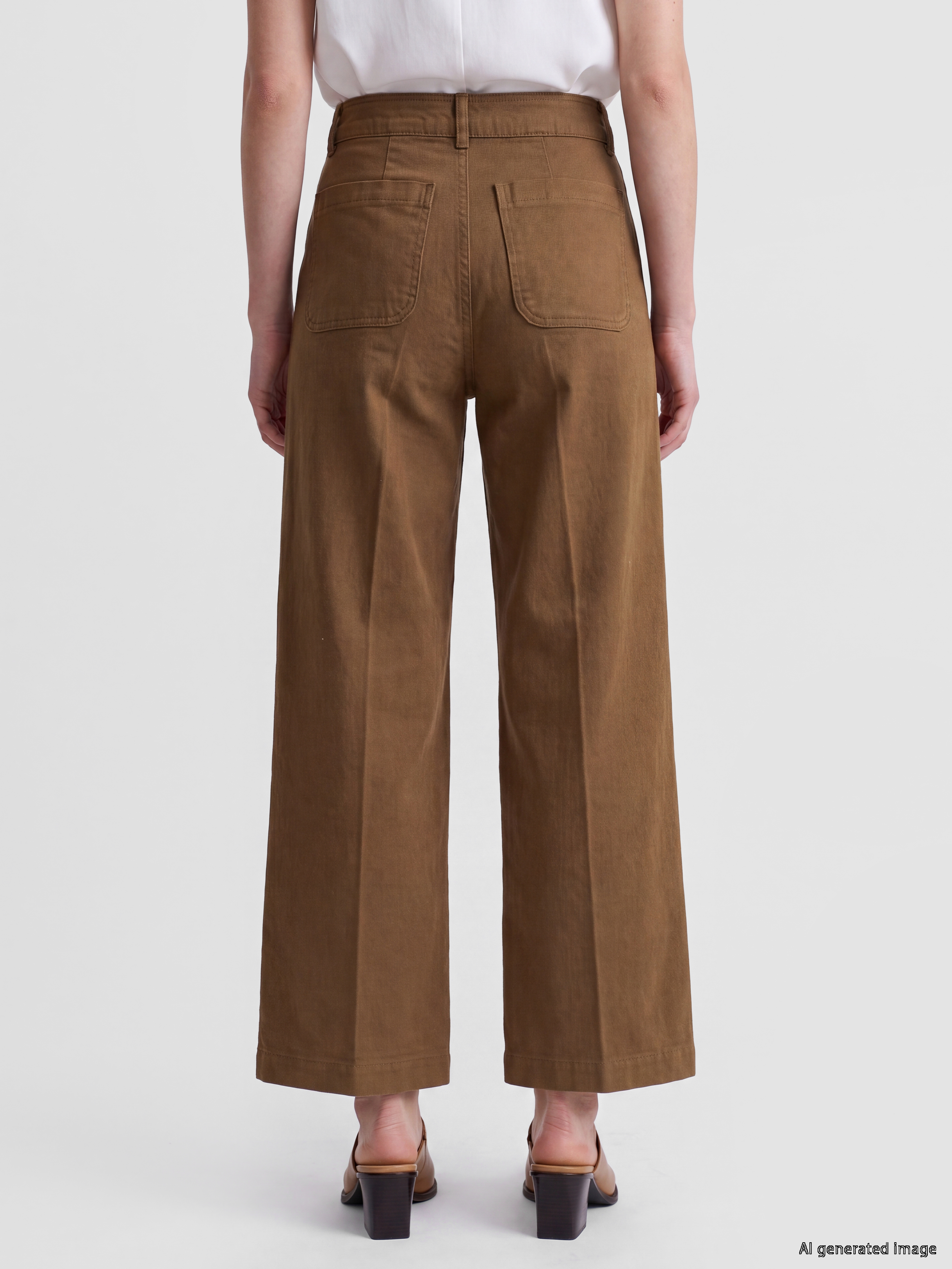LCW Jeans Culotte Fit Kadın Jean Pantolon görsel 4