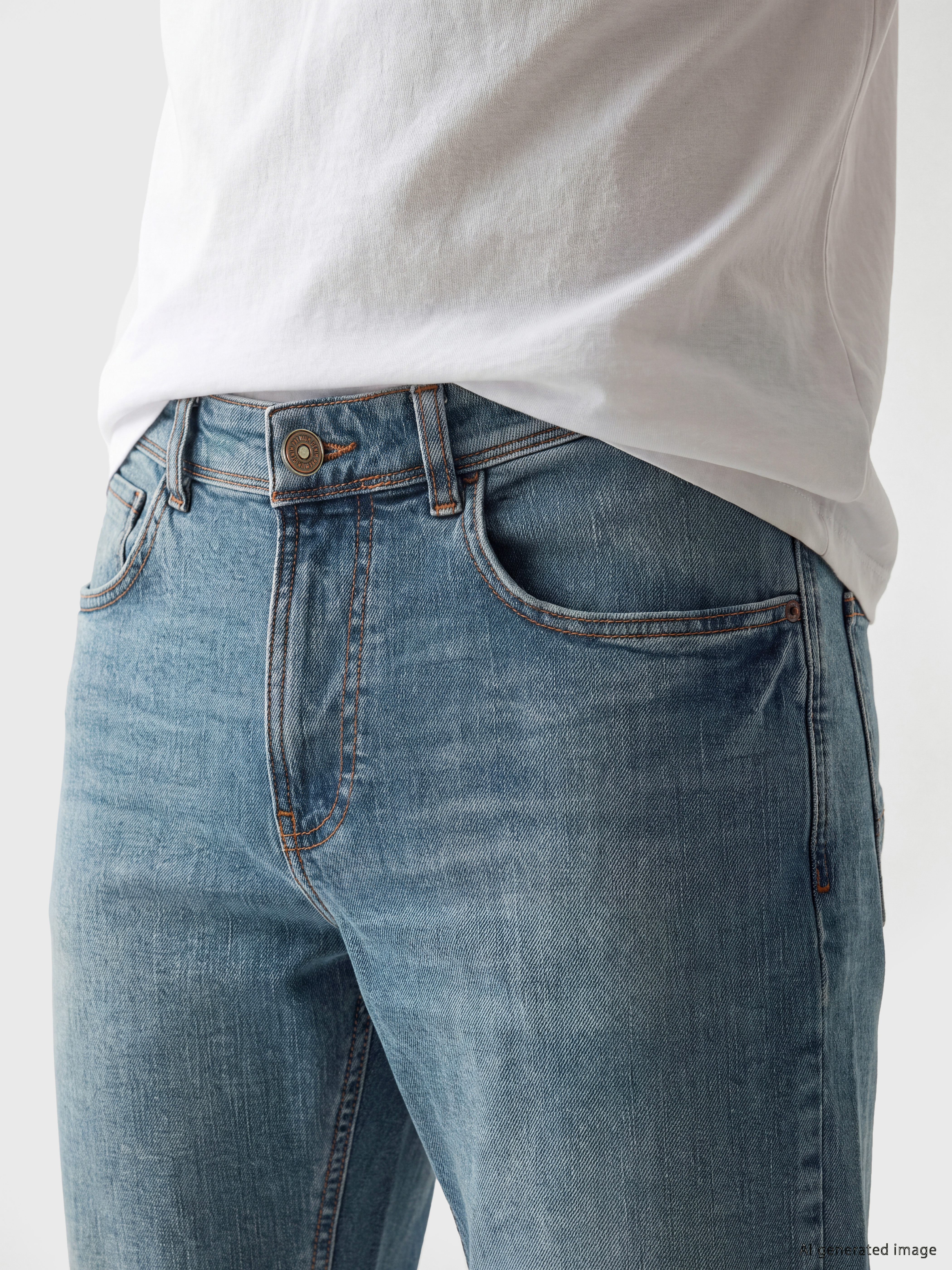 LCW Jeans 750 Slim Fit Erkek Jean Pantolon görsel 3