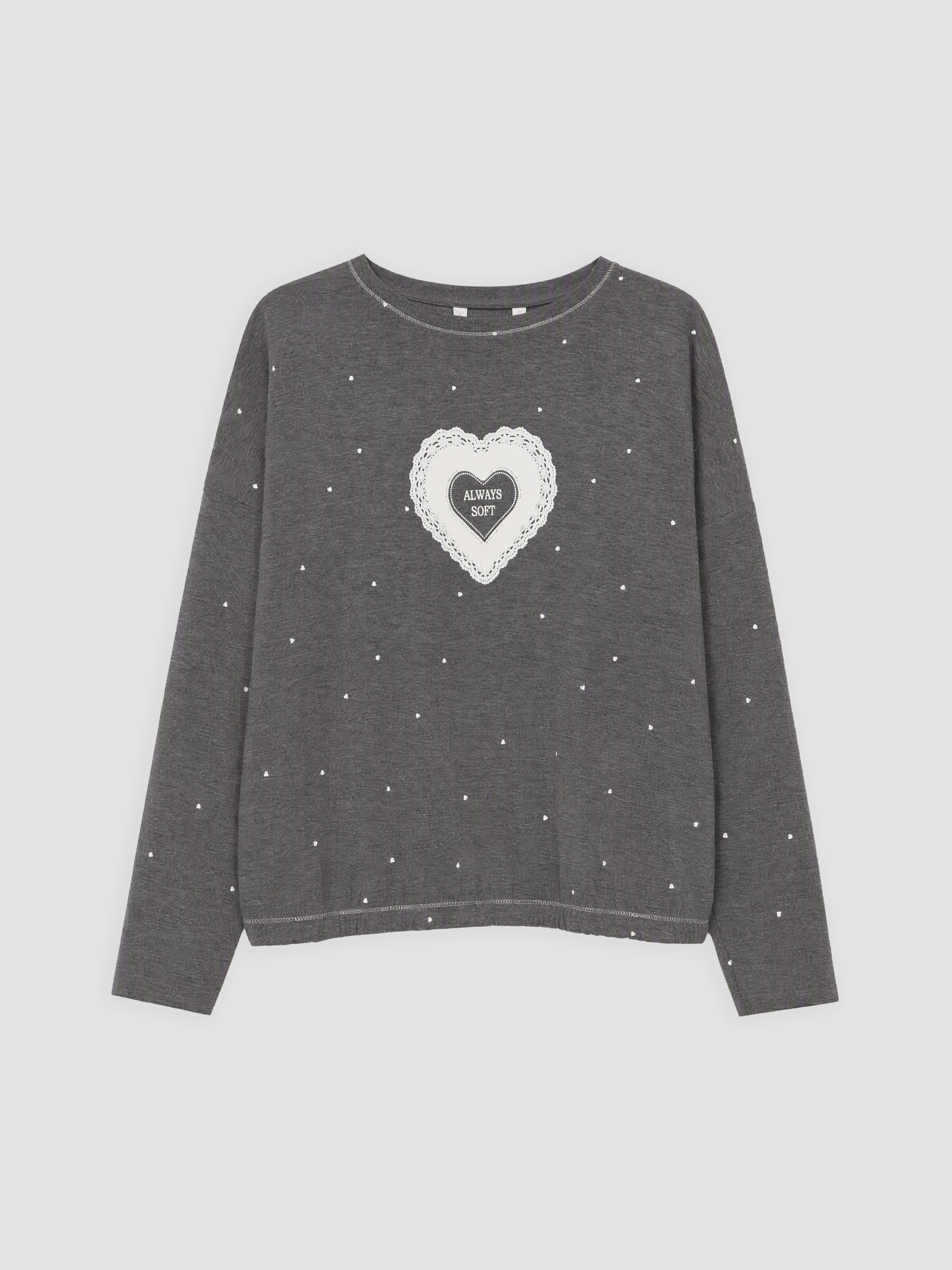 LCW DREAM Bisiklet Yaka Baskılı Kadın Pijama Takım görsel 6
