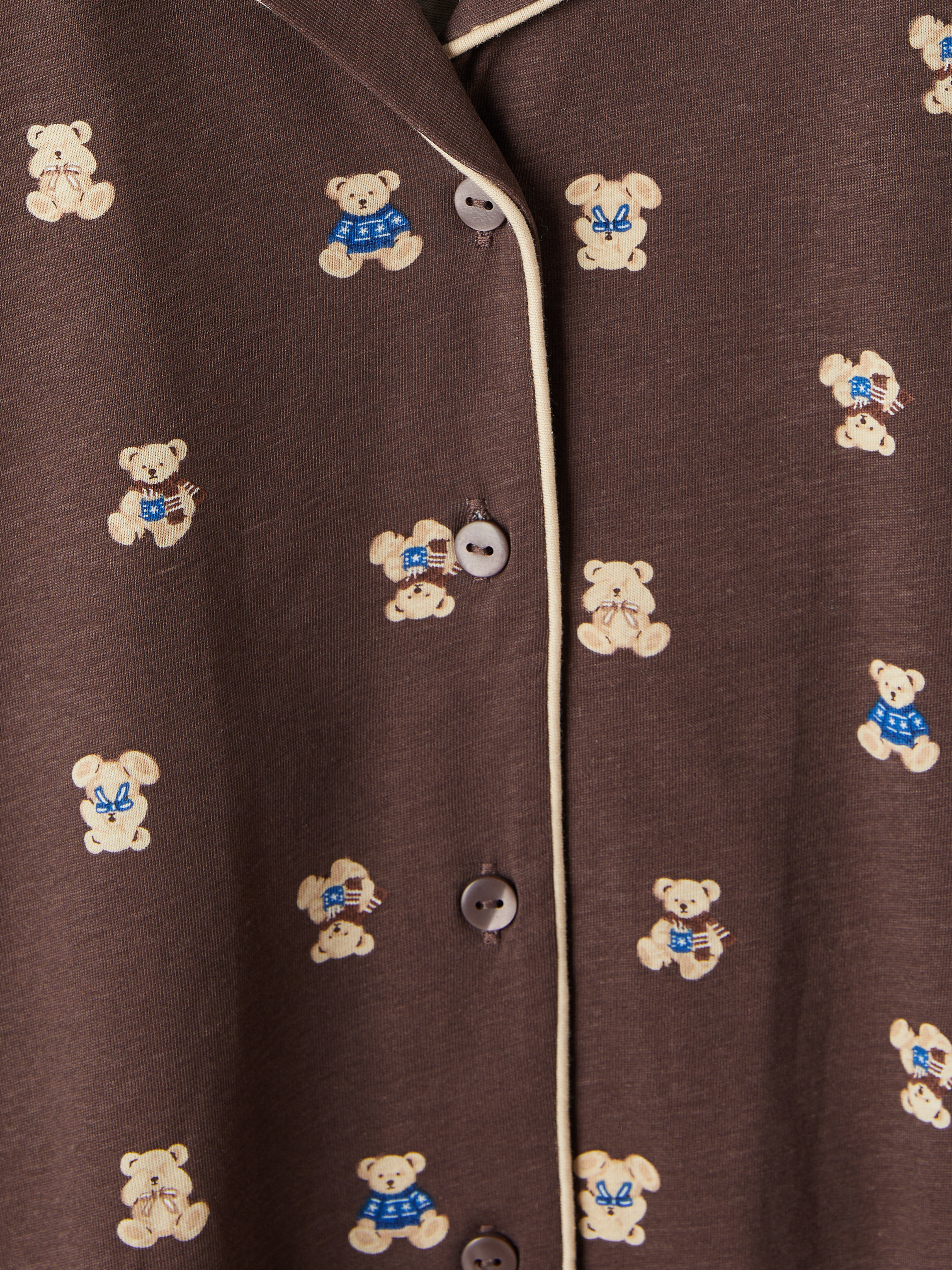 LCW DREAM Ayı Desenli Kadın Pijama Takım görsel 8