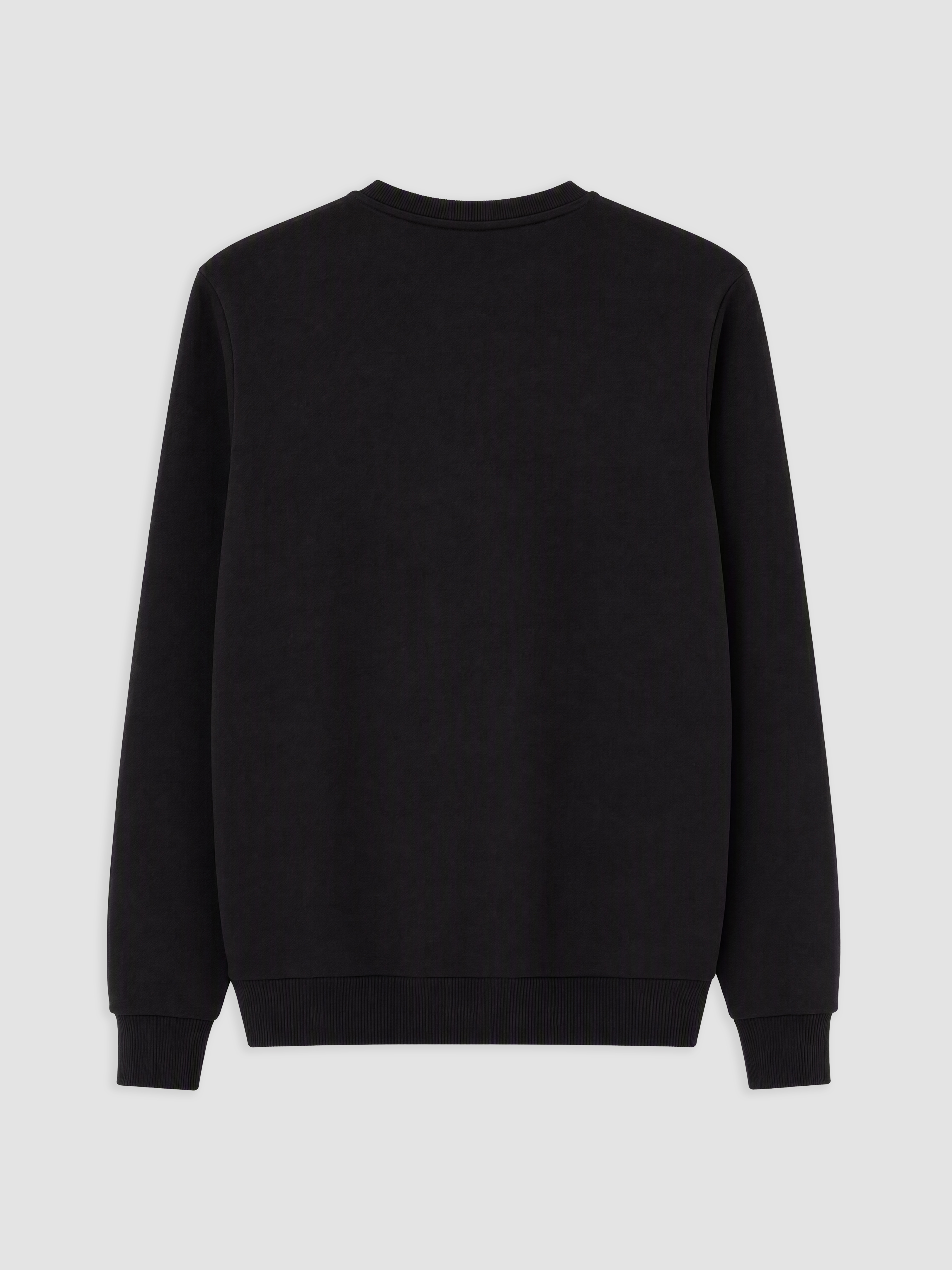 LCWAIKIKI Classic Bisiklet Yaka Baskılı Erkek Kalın Sweatshirt görsel 5