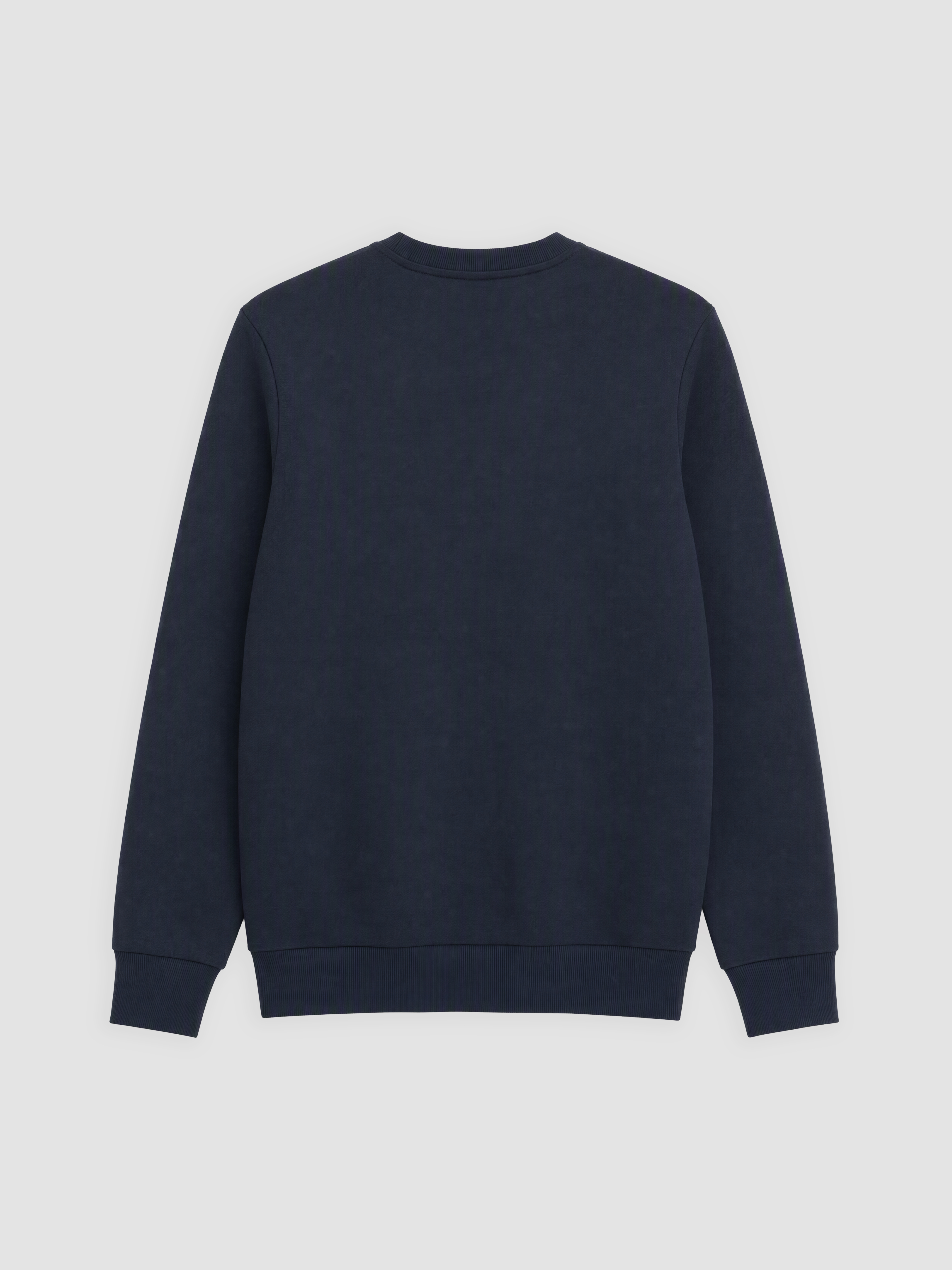 LCWAIKIKI Classic Bisiklet Yaka Baskılı Erkek Kalın Sweatshirt görsel 4