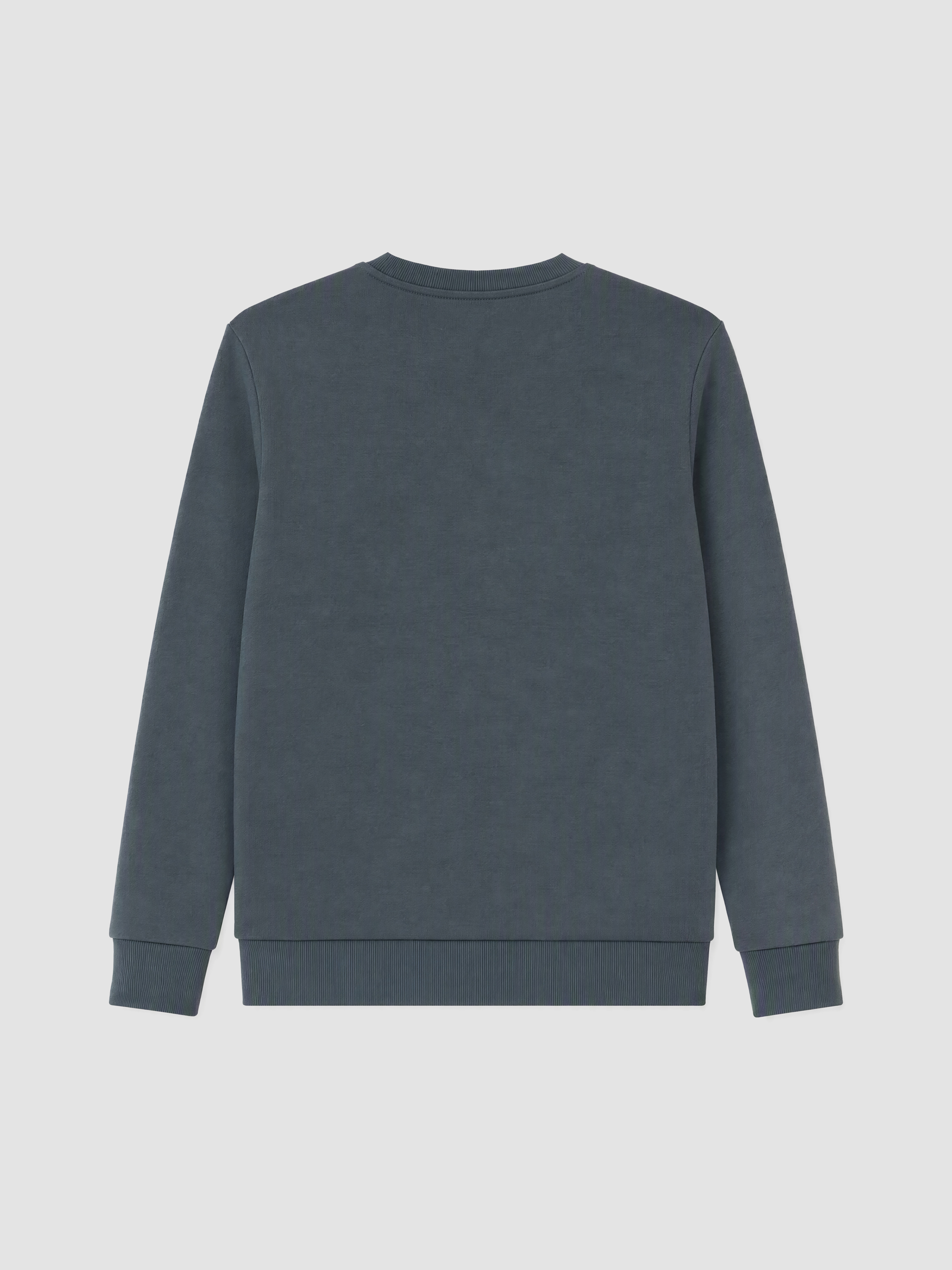 LCWAIKIKI Classic Bisiklet Yaka Baskılı Erkek Kalın Sweatshirt görsel 6