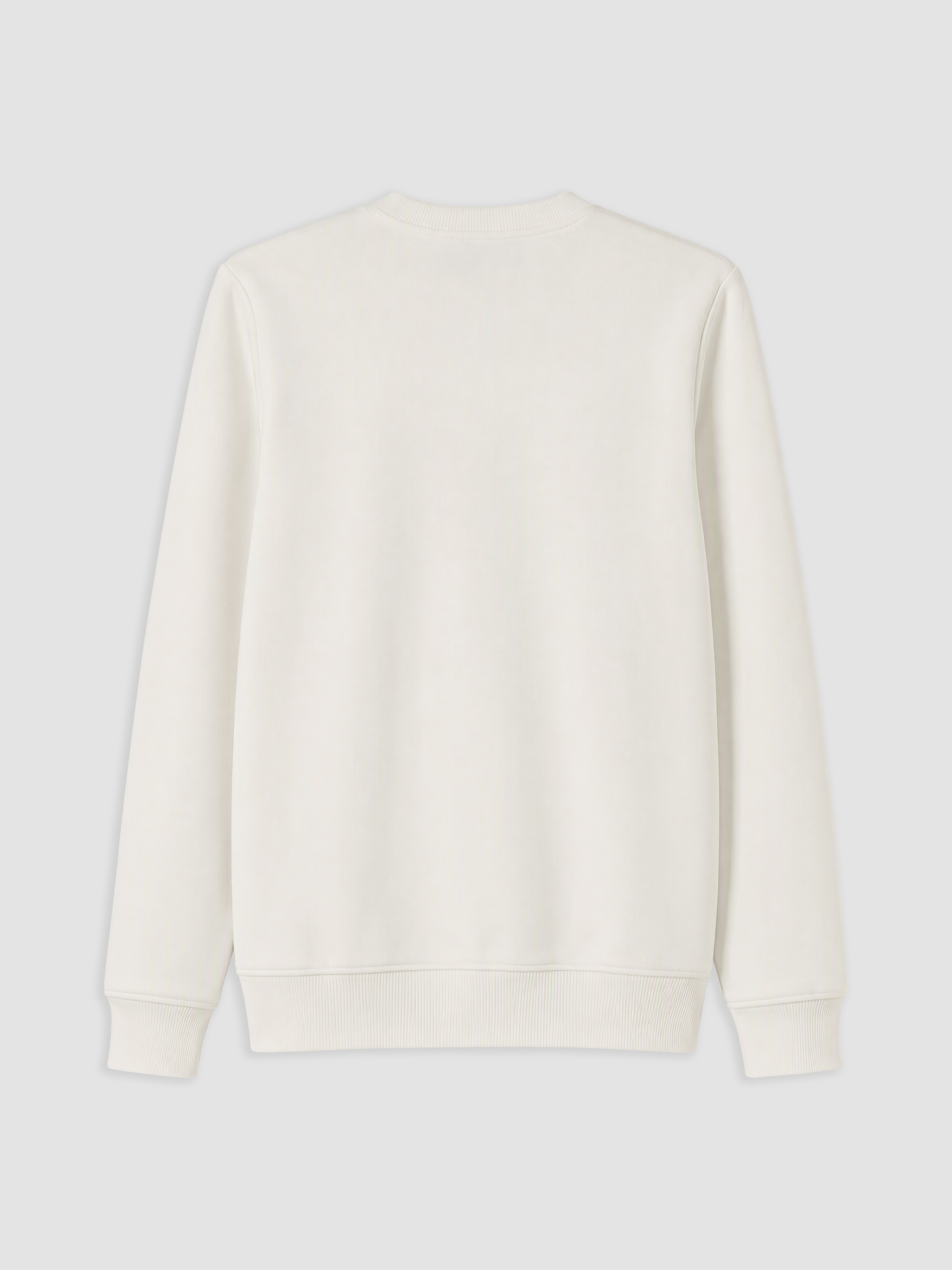 LCWAIKIKI Classic Bisiklet Yaka Baskılı Erkek Kalın Sweatshirt görsel 5