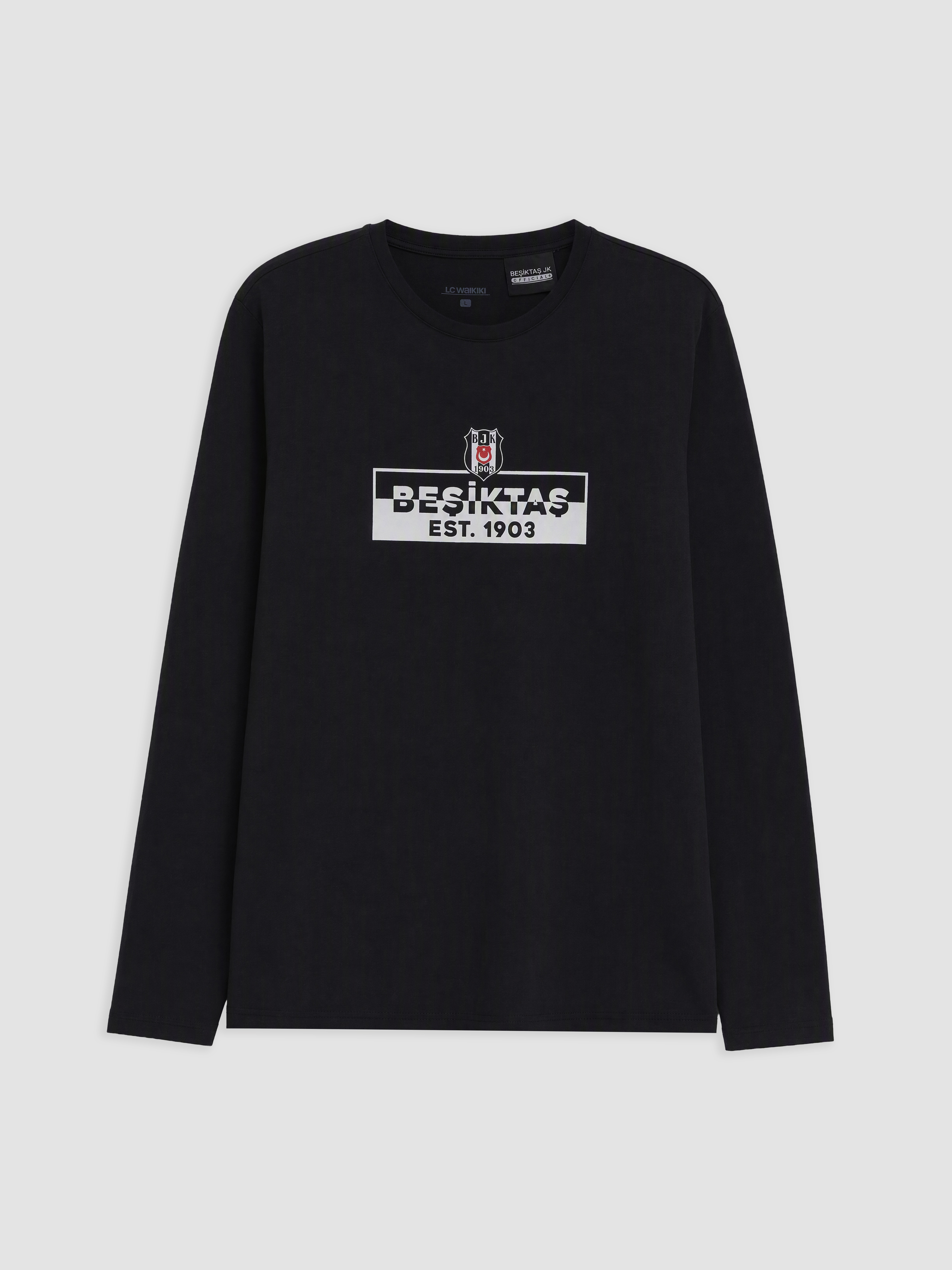 LC WAIKIKI Regular Fit Beşiktaş Baskılı Erkek Pijama Takım görsel 2